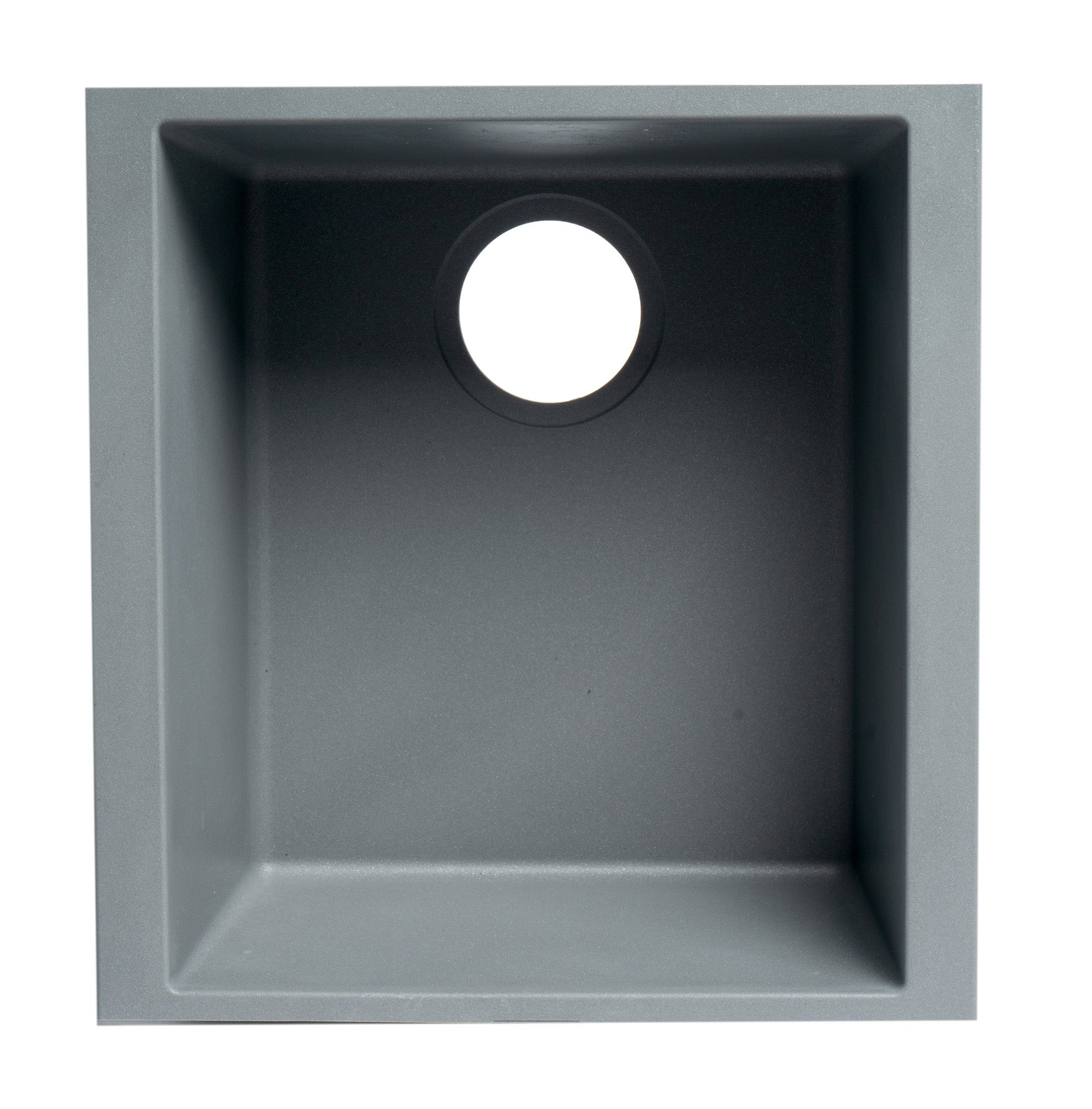Alternate Image for ALFI brand AB1720UM-T Titanium 17" Undermount Rectangular Granite Composite Kitchen Prep Sink
