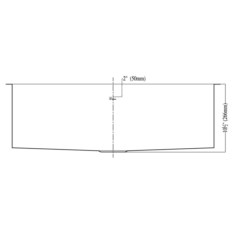 Alternate Image for Dawn 33" Stainless Steel Undermount Kitchen Sink, DSQ3116