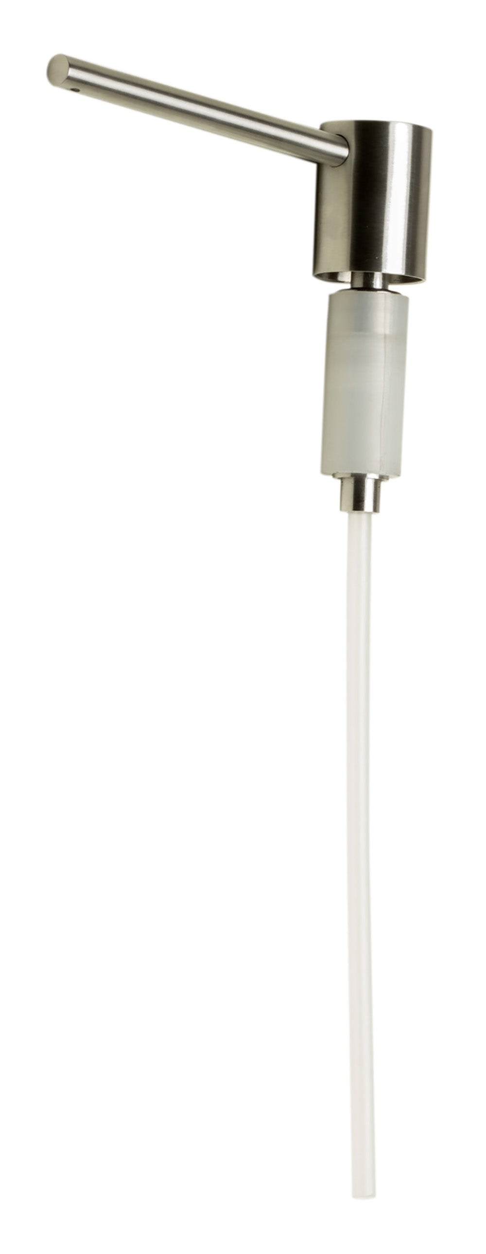 Alternate Image for ALFI brand AB5006-BSS Modern Round Brushed Stainless Steel Soap Dispenser