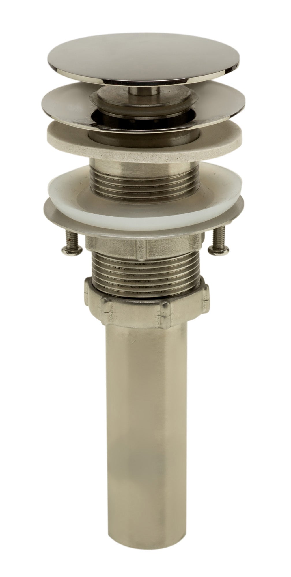 ALFI Polished Stainless Stainless Steel Pop Up Drain for Sink w/o Overflow, AB5009-PSS