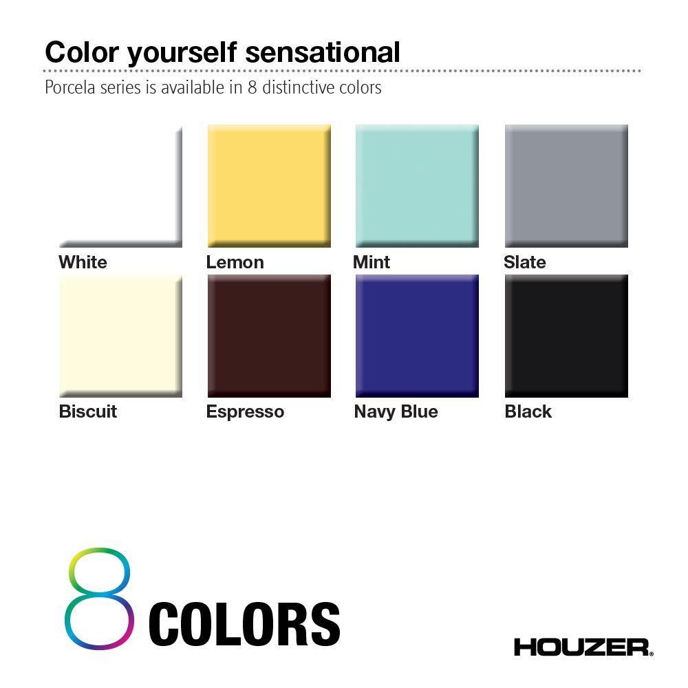 Alternate Image for Houzer 31" Porcelain Enamel Steel Undermount Single Bowl Kitchen Sink, Lemon, PCG-3600 LE