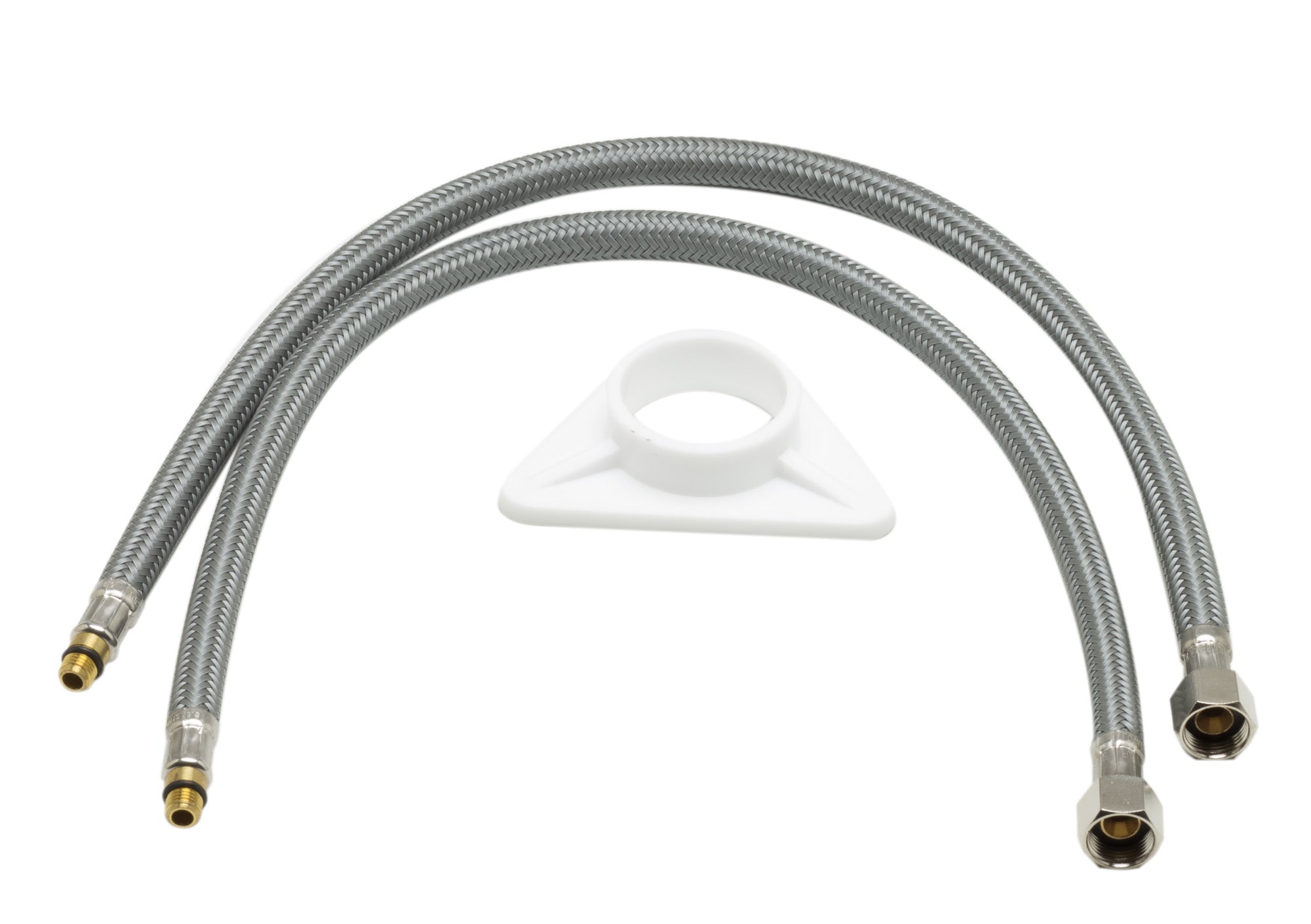 Alternate Image for ALFI Square Modern Polished Stainless Steel Kitchen Faucet, AB2047-PSS