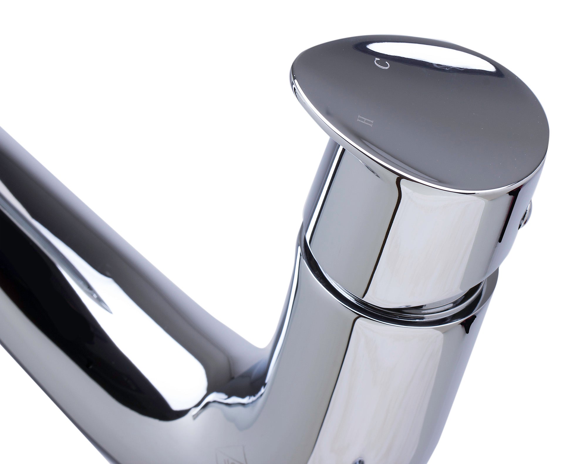 Alternate Image for ALFI Tall Wave Polished Chrome Single Lever Bathroom Faucet, AB1570-PC