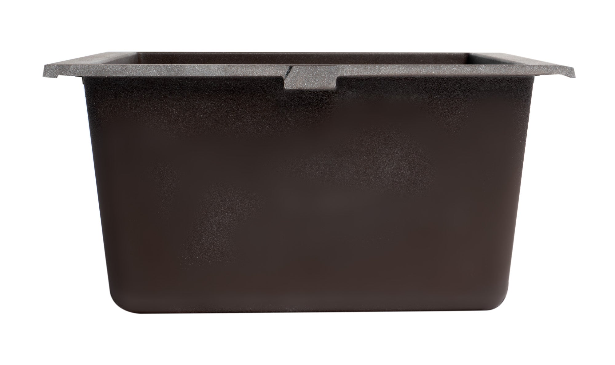 Alternate Image for ALFI brand AB1720UM-C Chocolate 17" Undermount Rectangular Granite Composite Kitchen Prep Sink