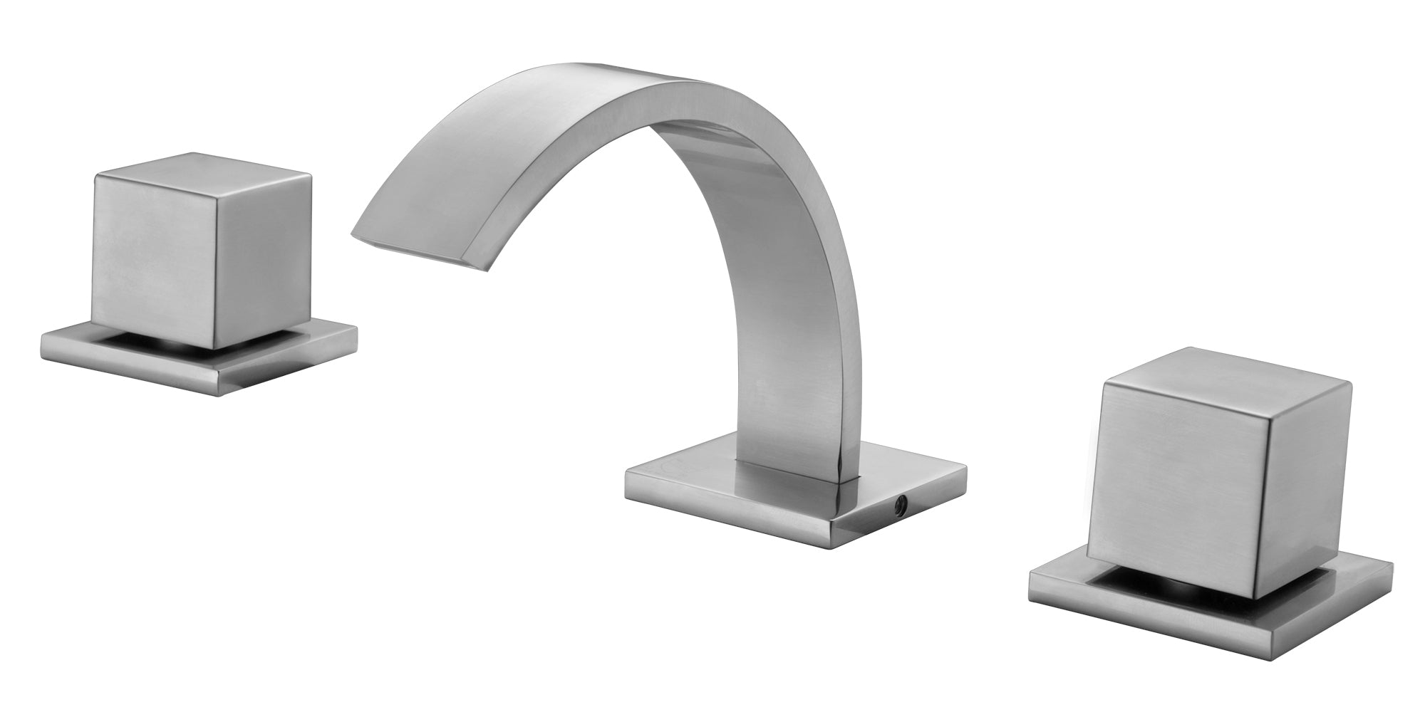ALFI Brushed Nickel Modern Widespread Bathroom Faucet, AB1326-BN
