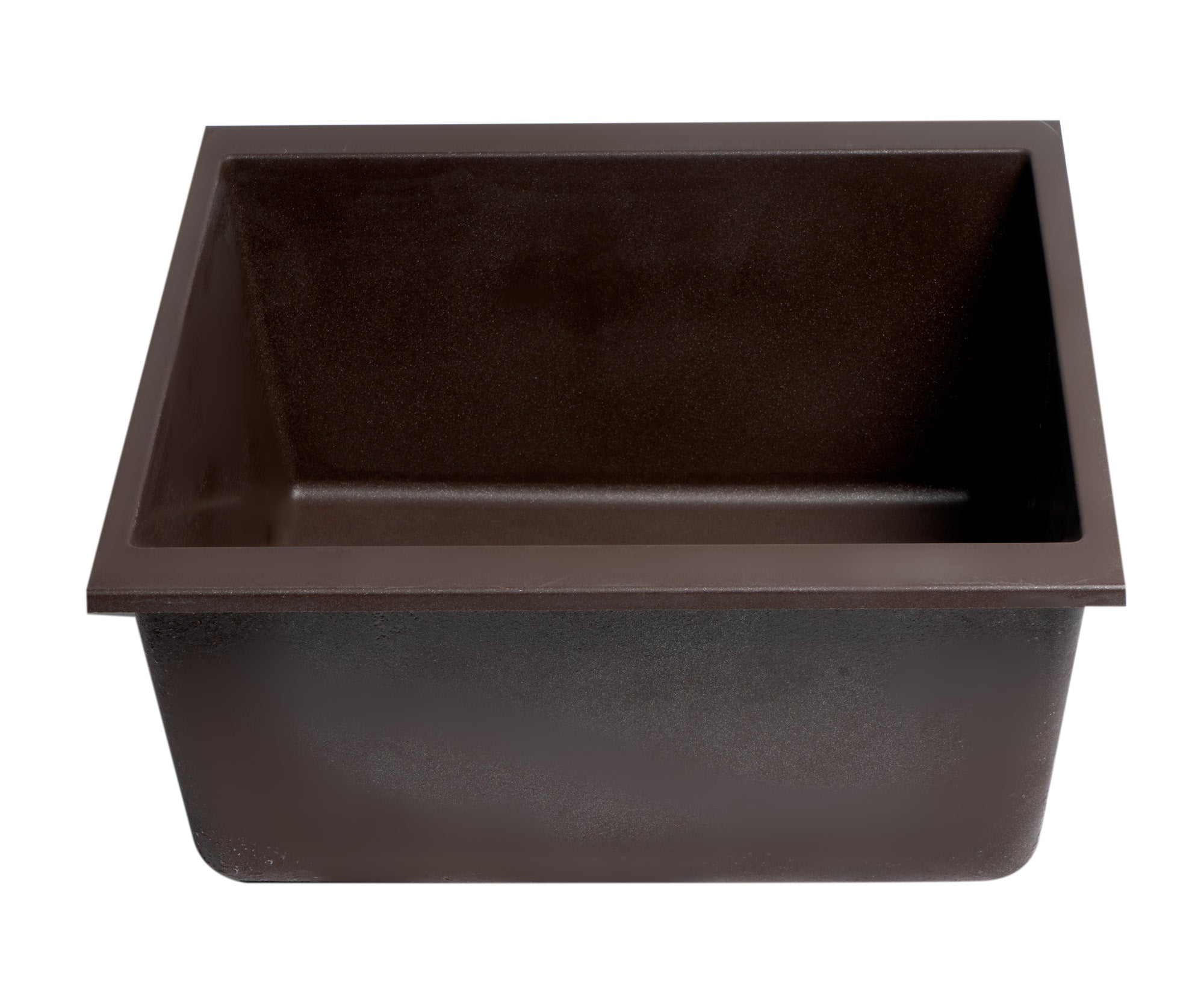 Alternate Image for ALFI brand AB1720UM-C Chocolate 17" Undermount Rectangular Granite Composite Kitchen Prep Sink
