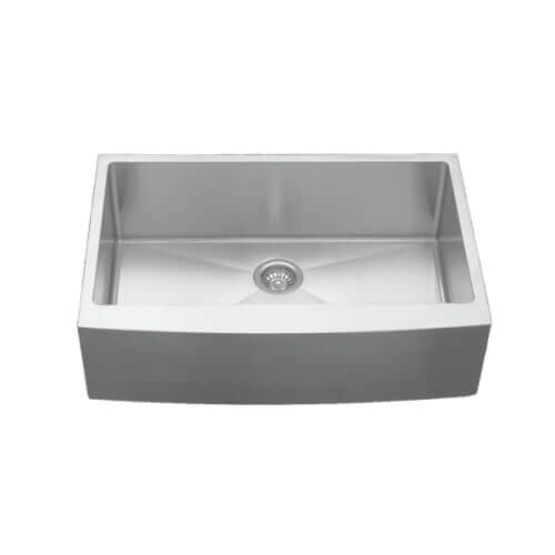 Alternate Image for Karran 33" Stainless Steel Farmhouse Sink, 16 Gauge, EL-84-PK1