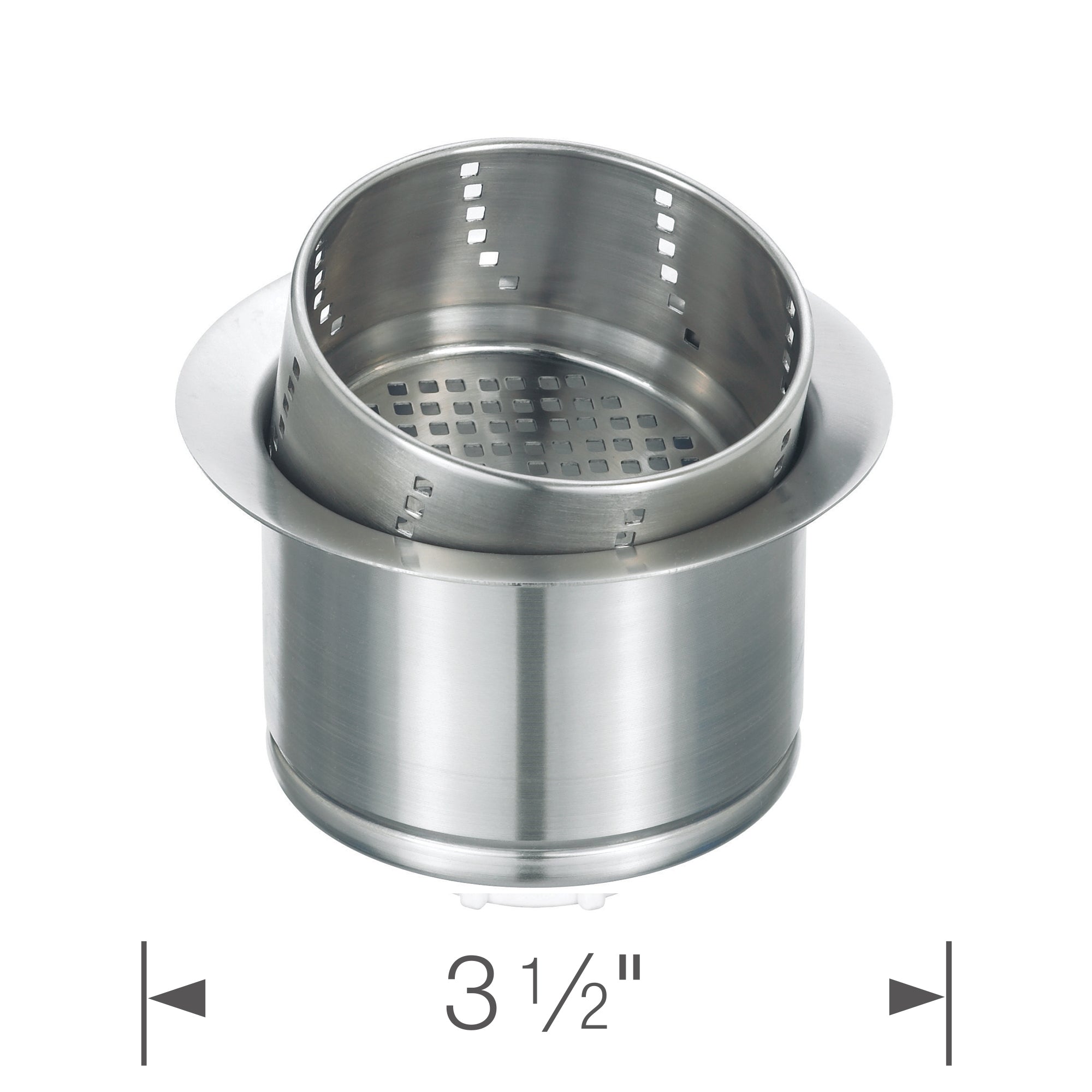 Blanco 3-In-1 Disposal Flange Drain - Stainless Steel, 441232