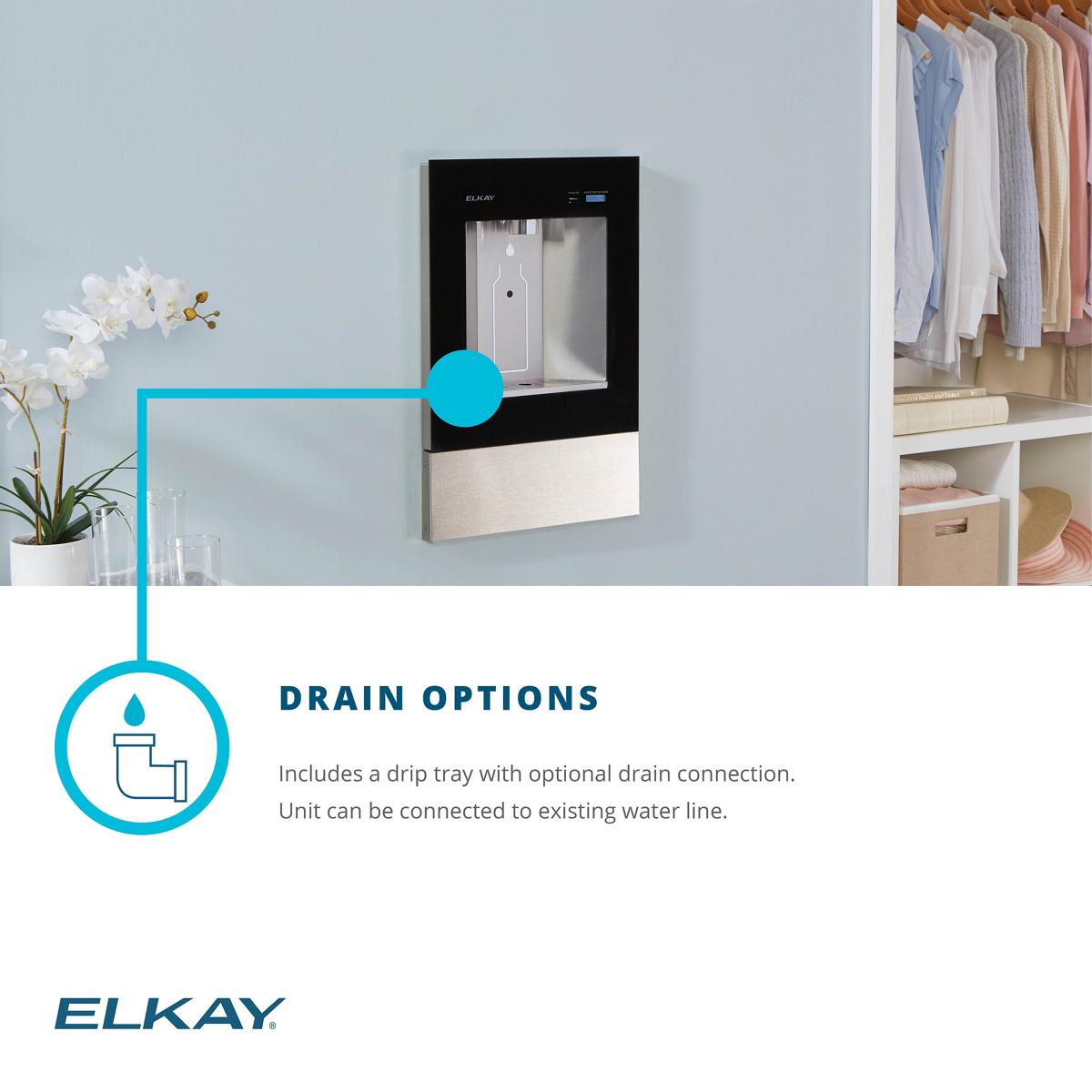 Alternate Image for Elkay LBWD00BKC ezH2O Liv Built-in Filtered Water Dispenser, Non-refrigerated, Midnight