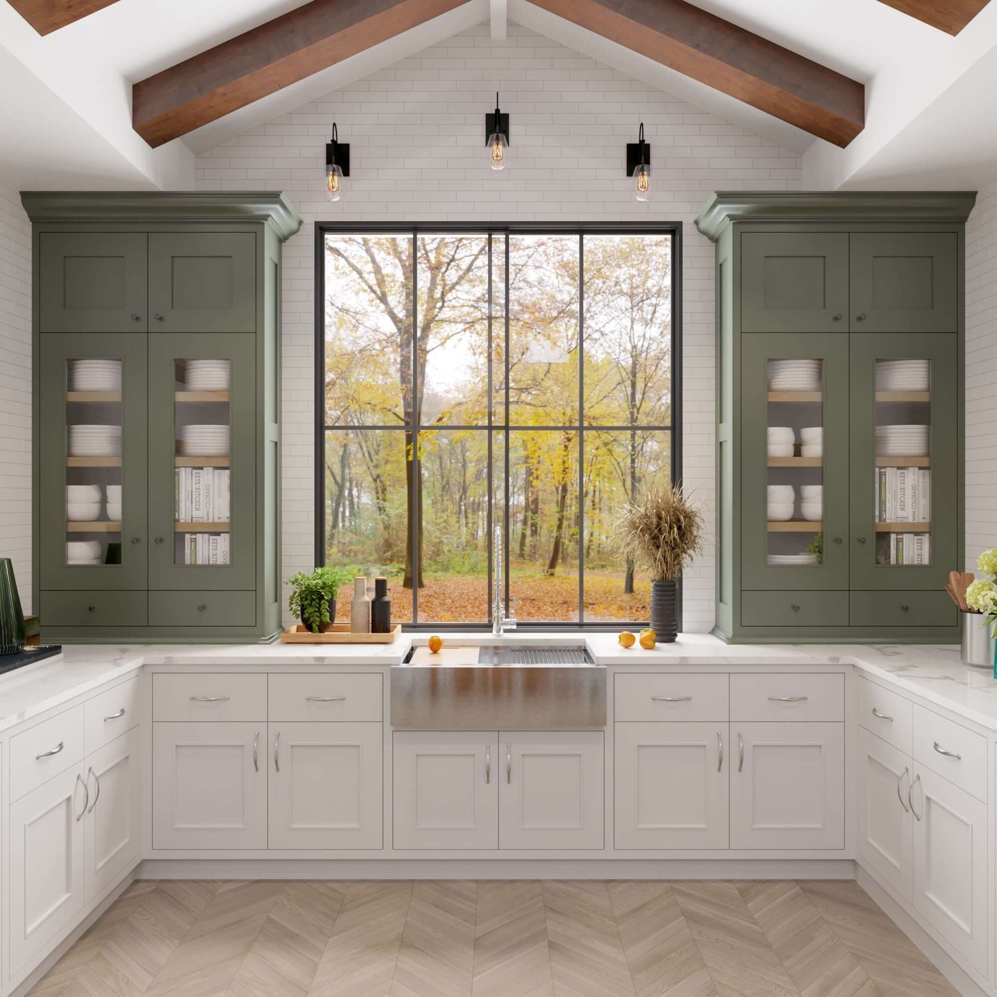 Alternate Image for Nantucket Sinks Pro Series 33" 304 Stainless Steel Workstation Farmhouse Sink with Accessories, 16 Gauge, AP-PS-3221-16