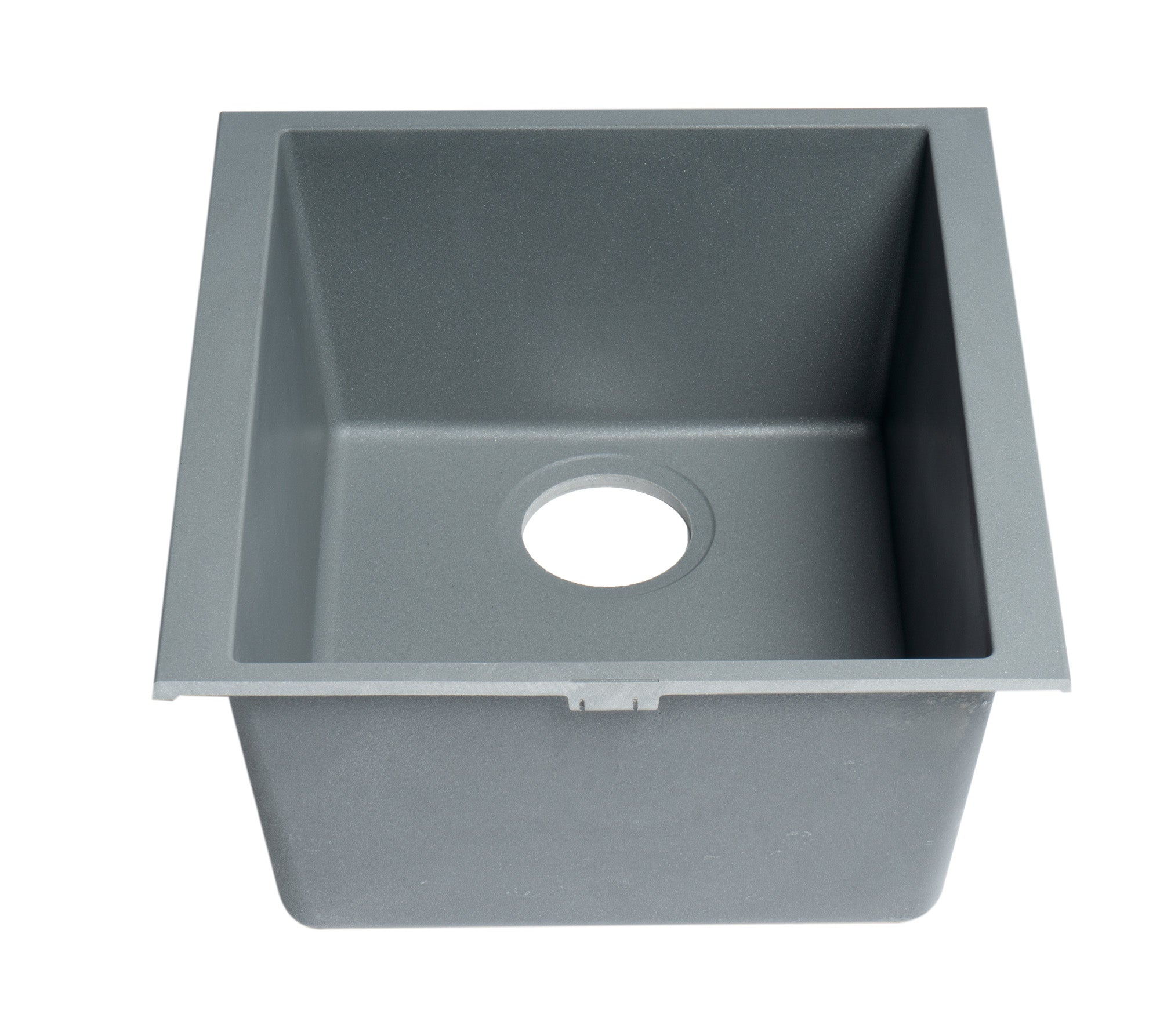 Alternate Image for ALFI brand AB1720UM-T Titanium 17" Undermount Rectangular Granite Composite Kitchen Prep Sink