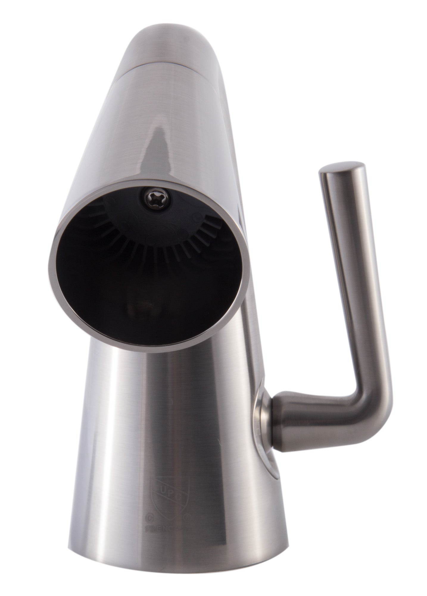 Alternate Image for ALFI Brushed Nickel Single Hole Cone Waterfall Bathroom Faucet, AB1788-BN