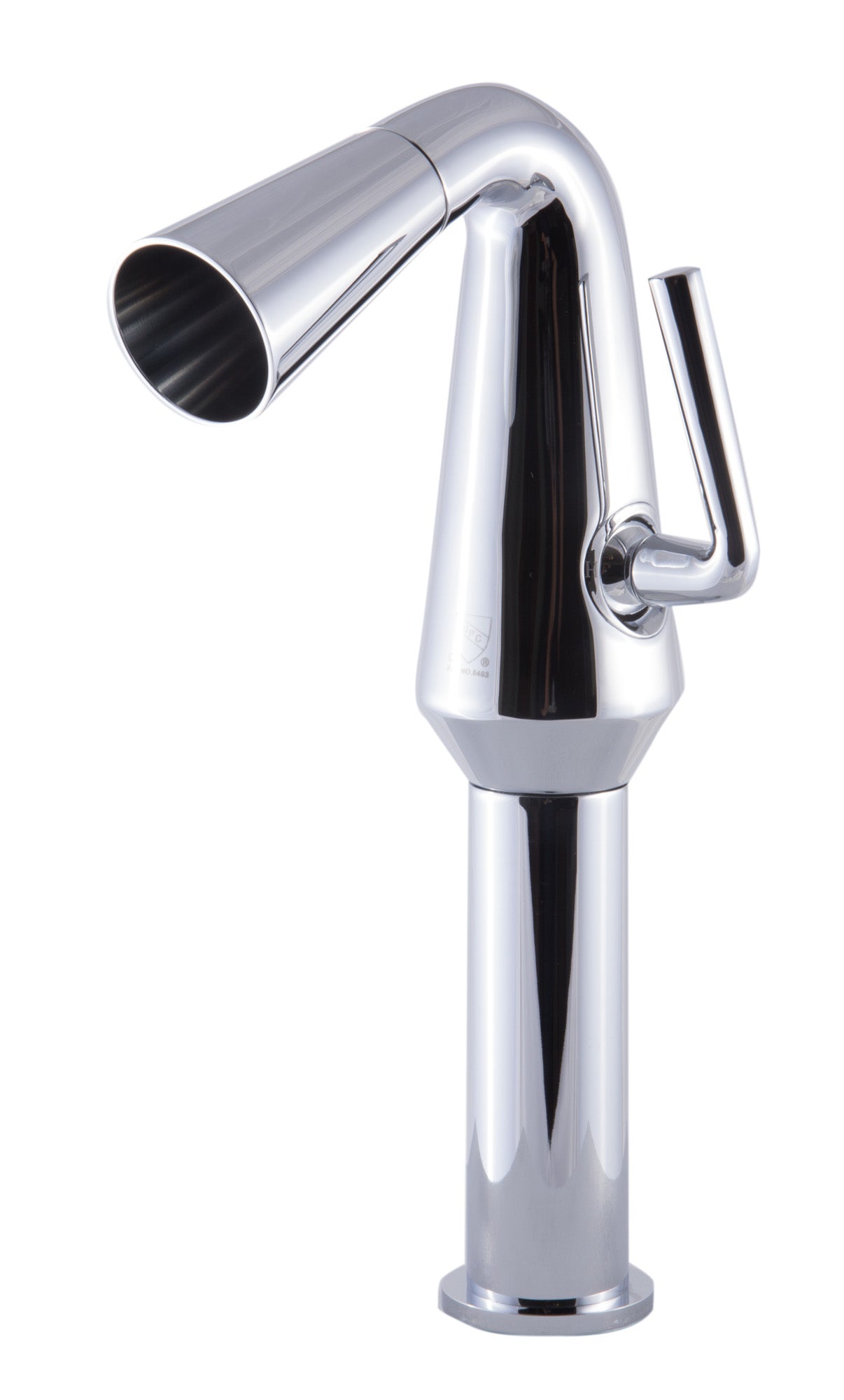 Alternate Image for ALFI Polished Chrome Single Hole Tall Cone Waterfall Bathroom Faucet, AB1792-PC