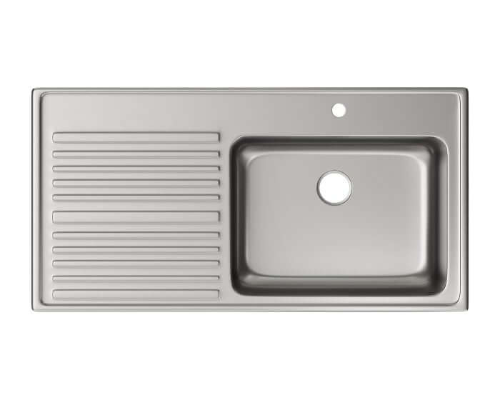 Alternate Image for Elkay Lustertone Classic 43" Stainless Steel Kitchen Sink, 18 Gauge, Lustrous Satin, ILGR4322R1