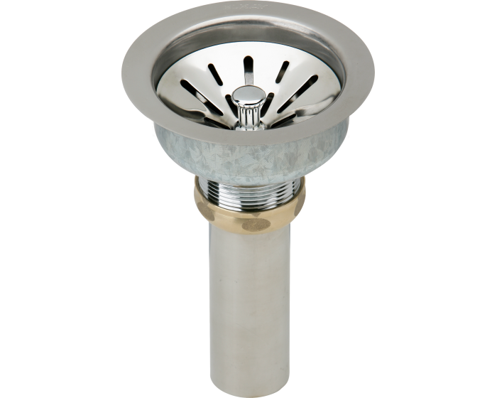 Alternate Image for Elkay LK99FC Deluxe Drain 3-1/2" Type 304 Stainless Steel Body for Fireclay Sinks with Basket Strainer