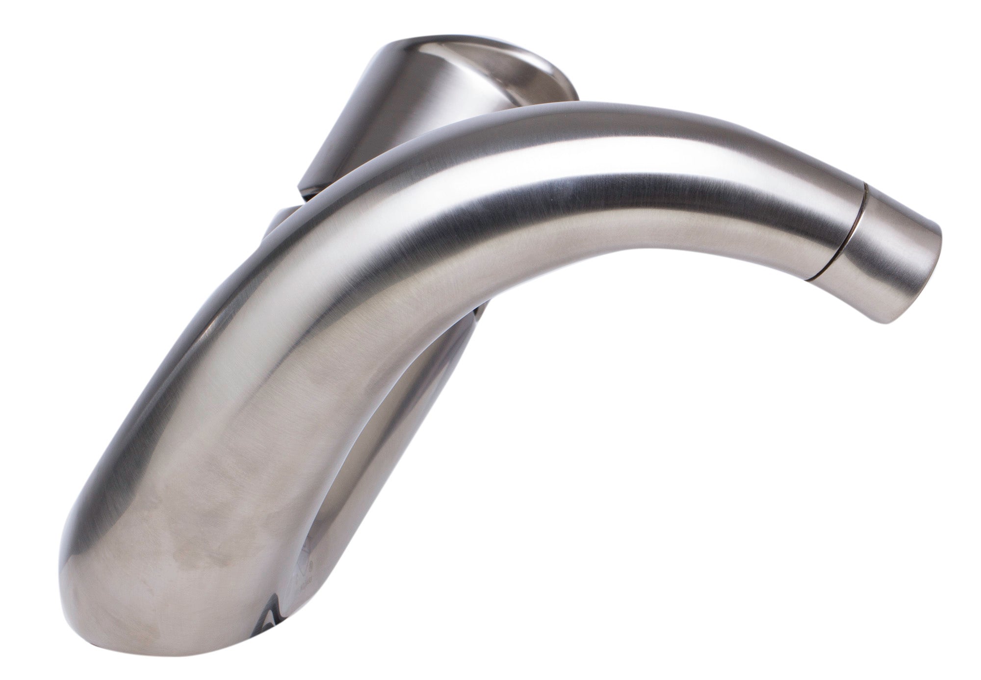 Alternate Image for ALFI Wave Brushed Nickel Single Lever Bathroom Faucet, AB1572-BN