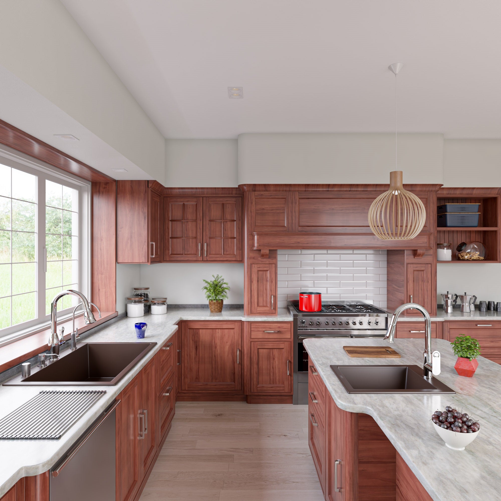 Alternate Image for ALFI brand AB3322DI-C Chocolate 33" Single Bowl Drop In Granite Composite Kitchen Sink