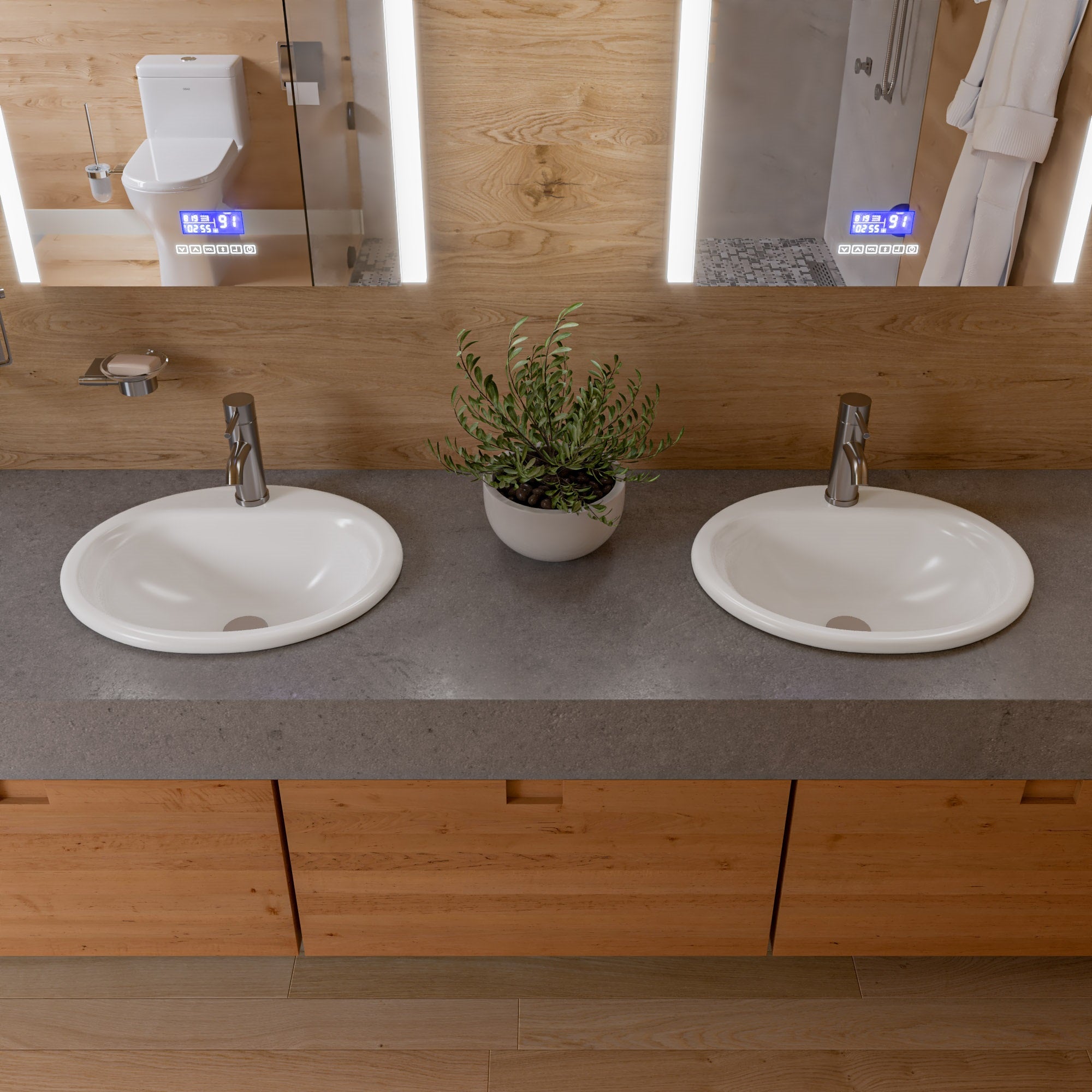 Alternate Image for ALFI Brushed Nickel Single Lever Bathroom Faucet, AB1433-BN