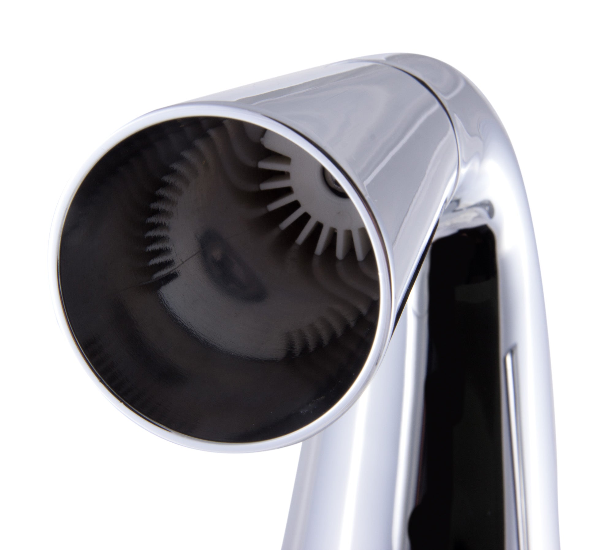 Alternate Image for ALFI Polished Chrome Single Hole Tall Cone Waterfall Bathroom Faucet, AB1792-PC