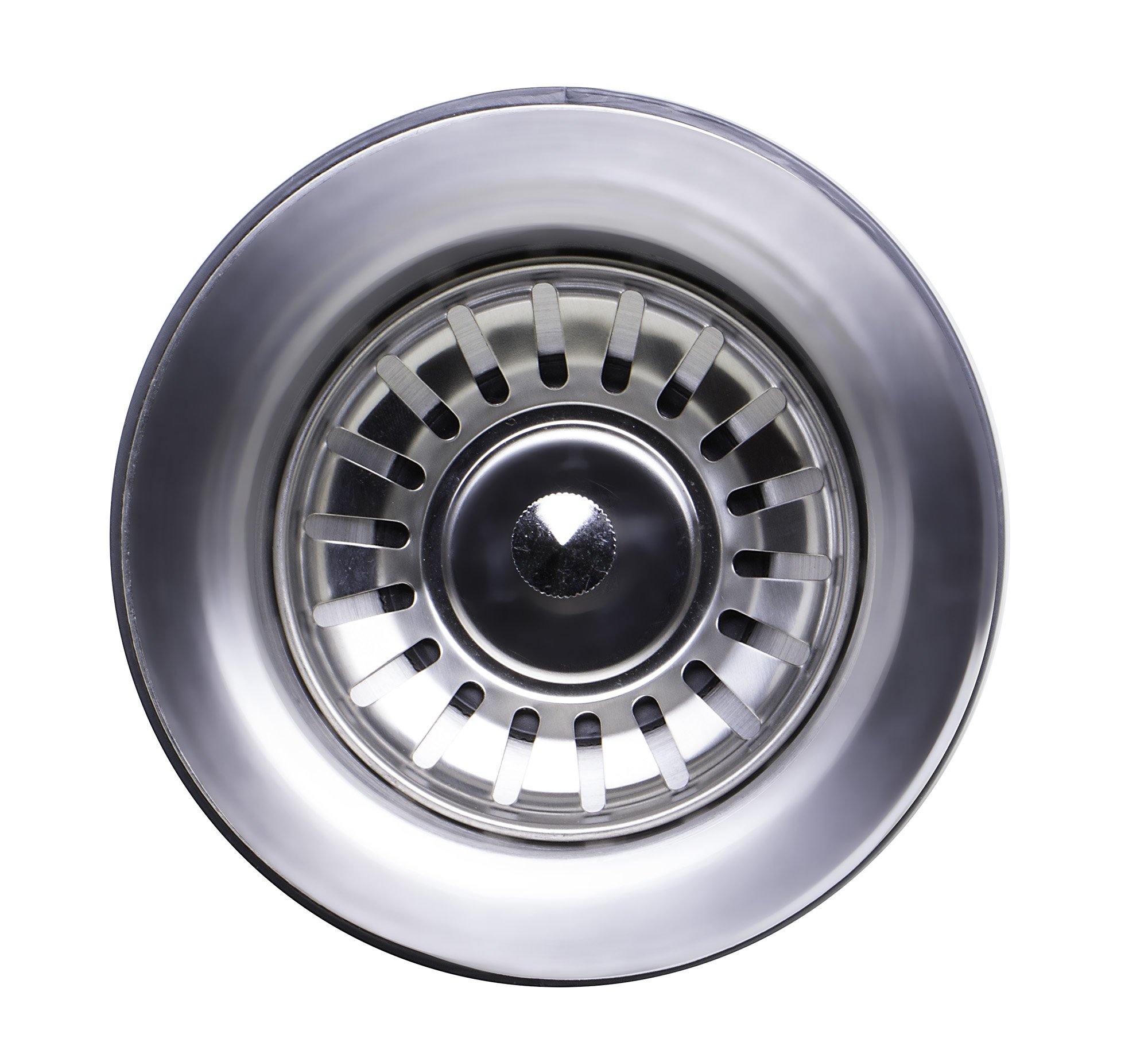 Alternate Image for ALFI Stainless Steel 3 1/2" Basket Strainer Drain, ABST35