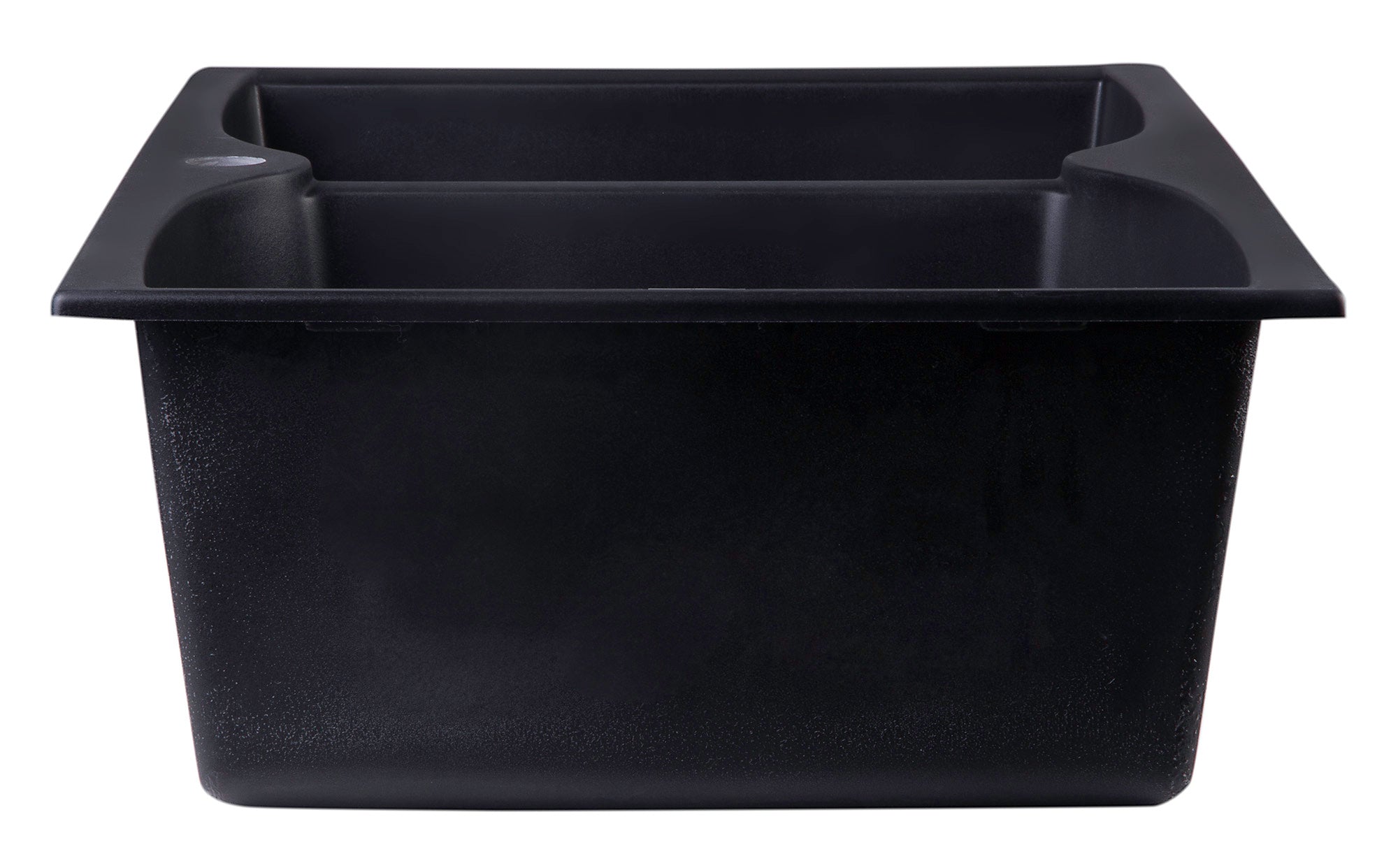Alternate Image for ALFI Black 32" Drop-In Double Bowl Granite Composite Kitchen Sink, AB3220DI-BLA