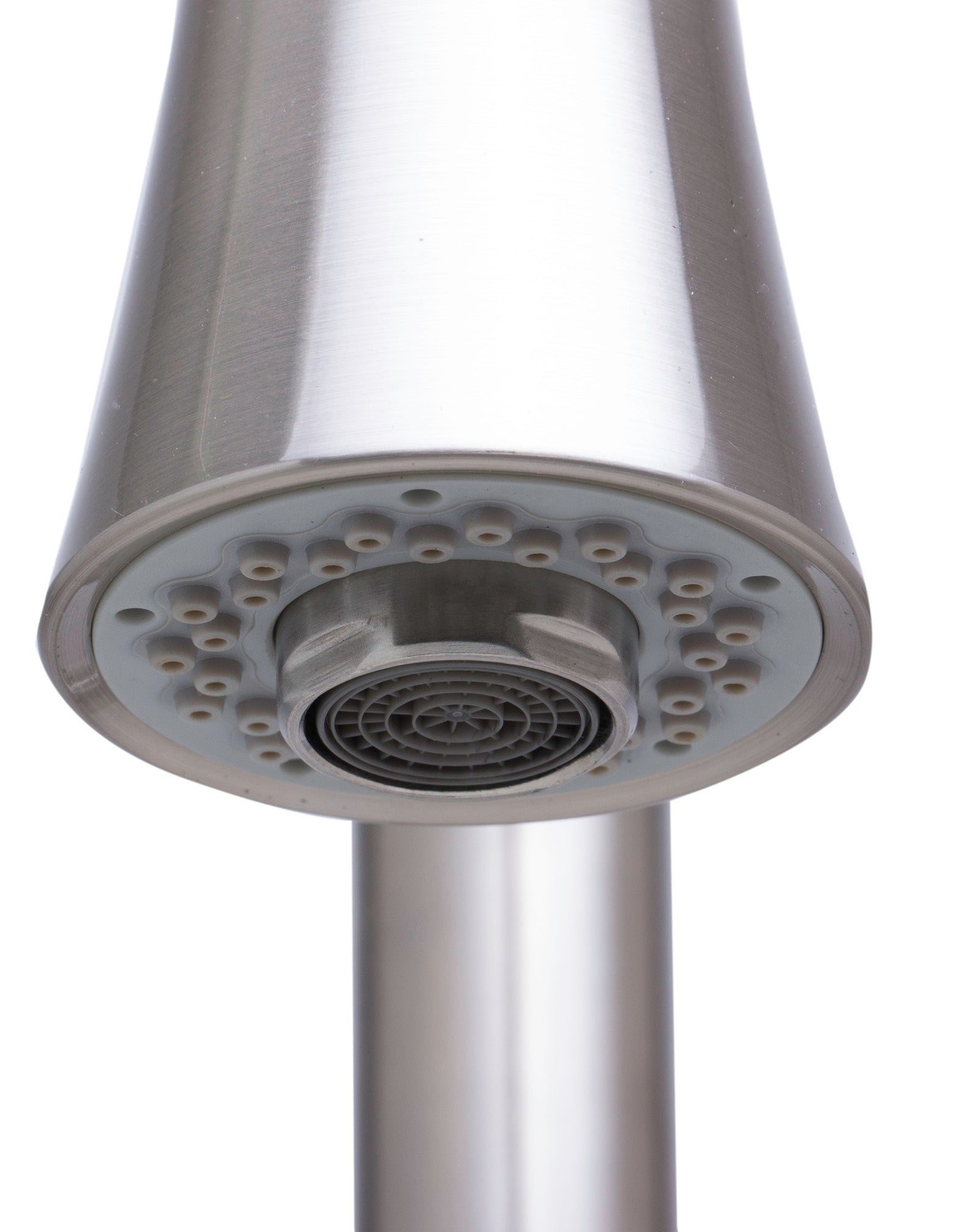 Alternate Image for ALFI Solid Brushed Stainless Steel Pull Down Single Hole Kitchen Faucet, AB2034-BSS