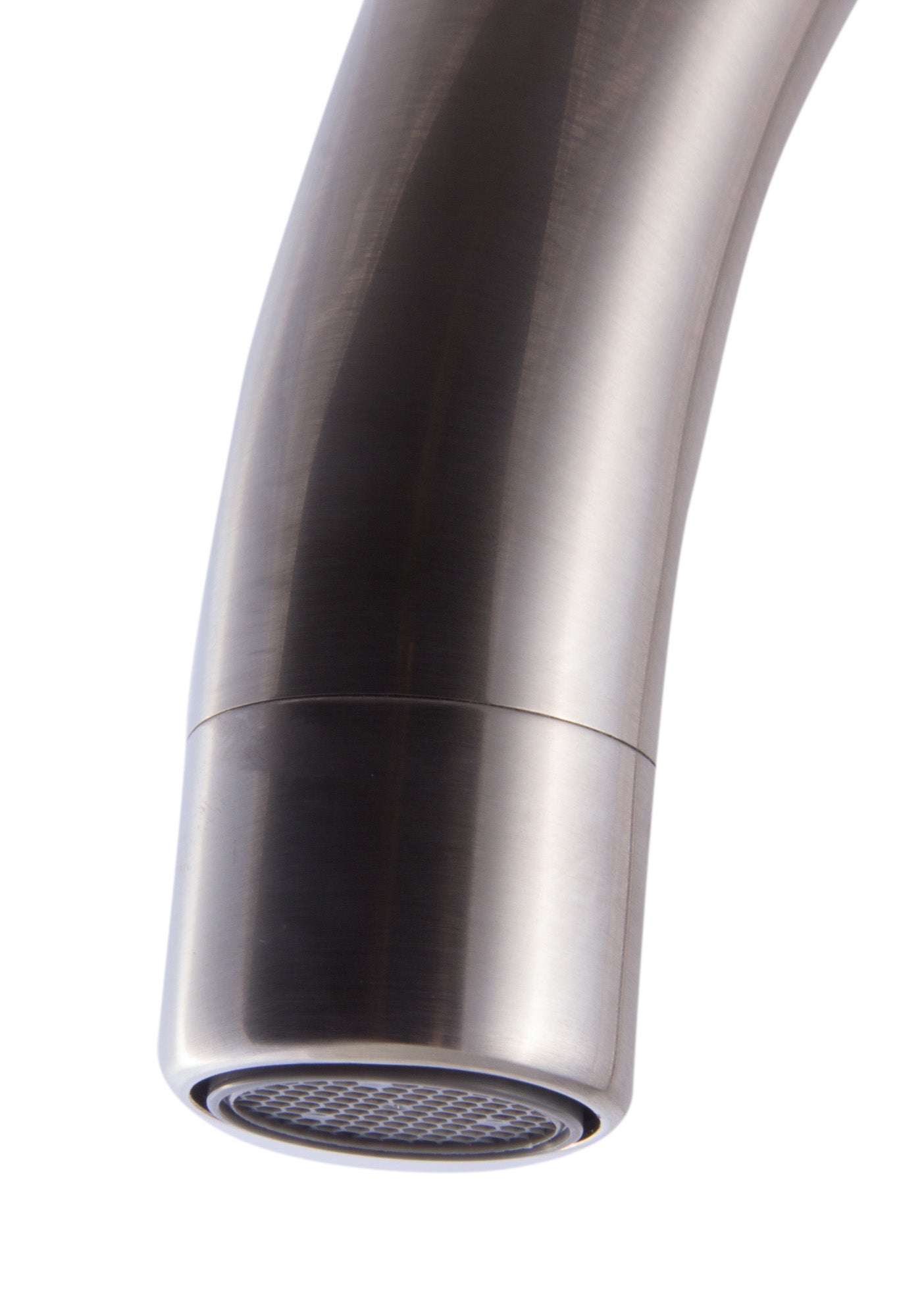 Alternate Image for ALFI Brushed Nickel Gooseneck Single Hole Bathroom Faucet, AB3600-BN