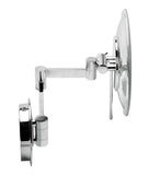 ALFI brand ABM9WLED-PC Polished Chrome Wall Mount Round 9" 5x Magnifying Cosmetic Mirror with Light