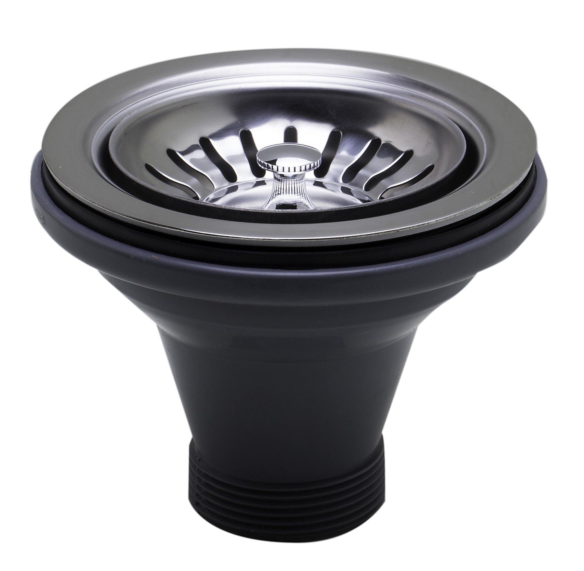 Alternate Image for ALFI Stainless Steel 3 1/2" Basket Strainer Drain, ABST35