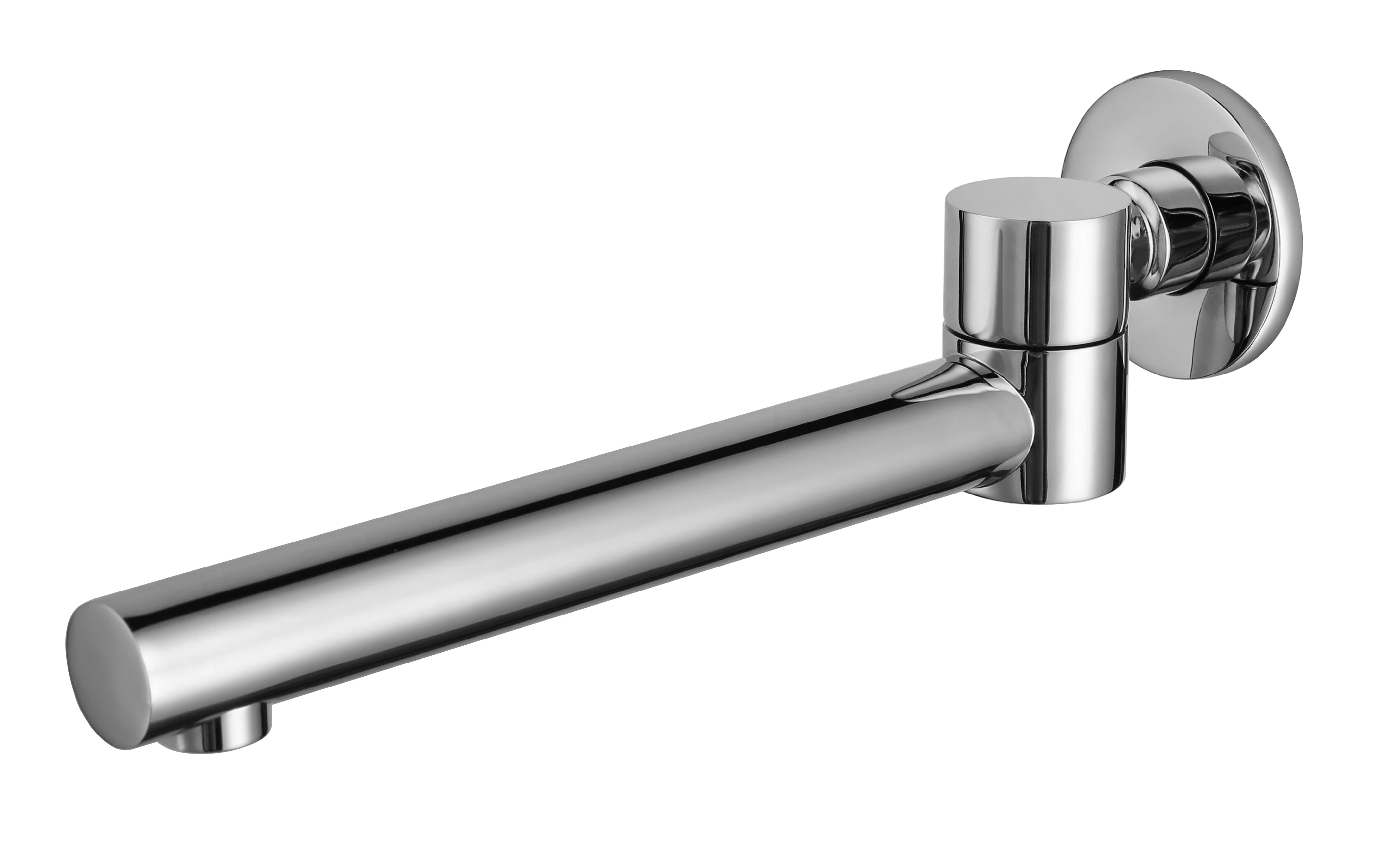 Alternate Image for ALFI brand AB6601-PC Polished Chrome Round Foldable Tub Spout