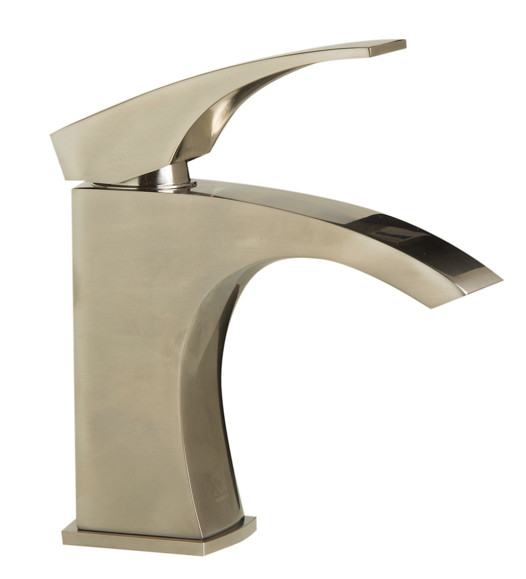 Alternate Image for ALFI Brushed Nickel Single Lever Bathroom Faucet, AB1586-BN