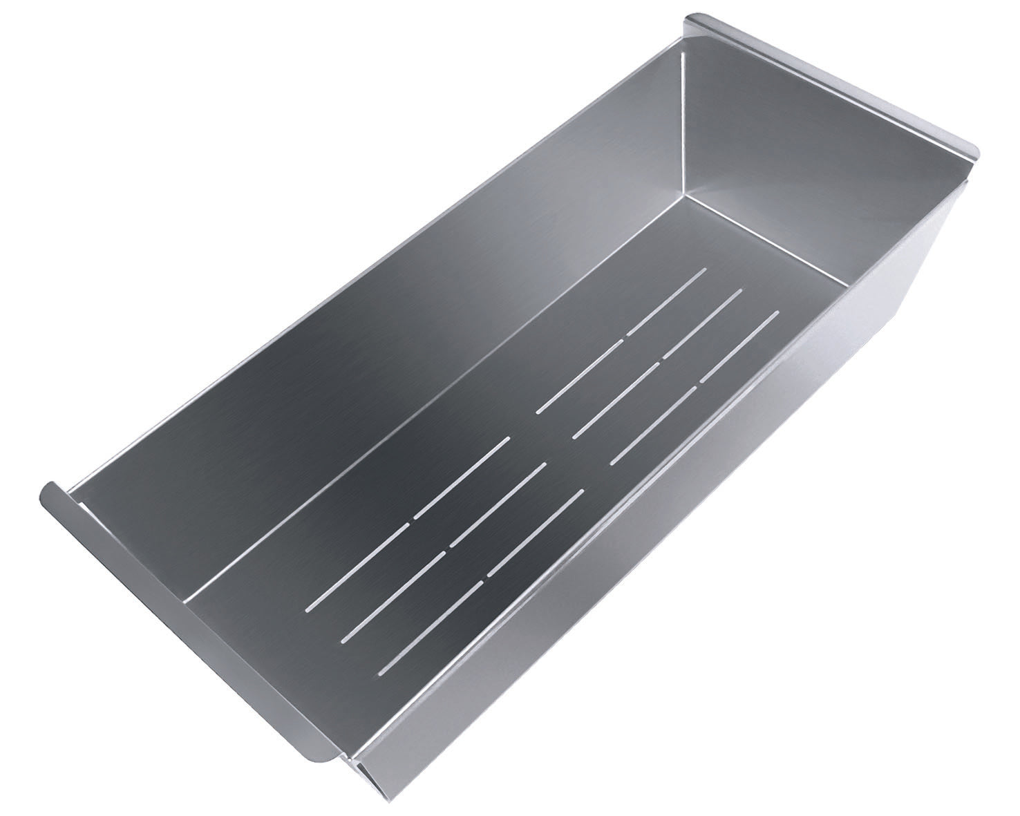 ALFI brand 24 x 12 White Matte Stainless Steel Horizontal Single