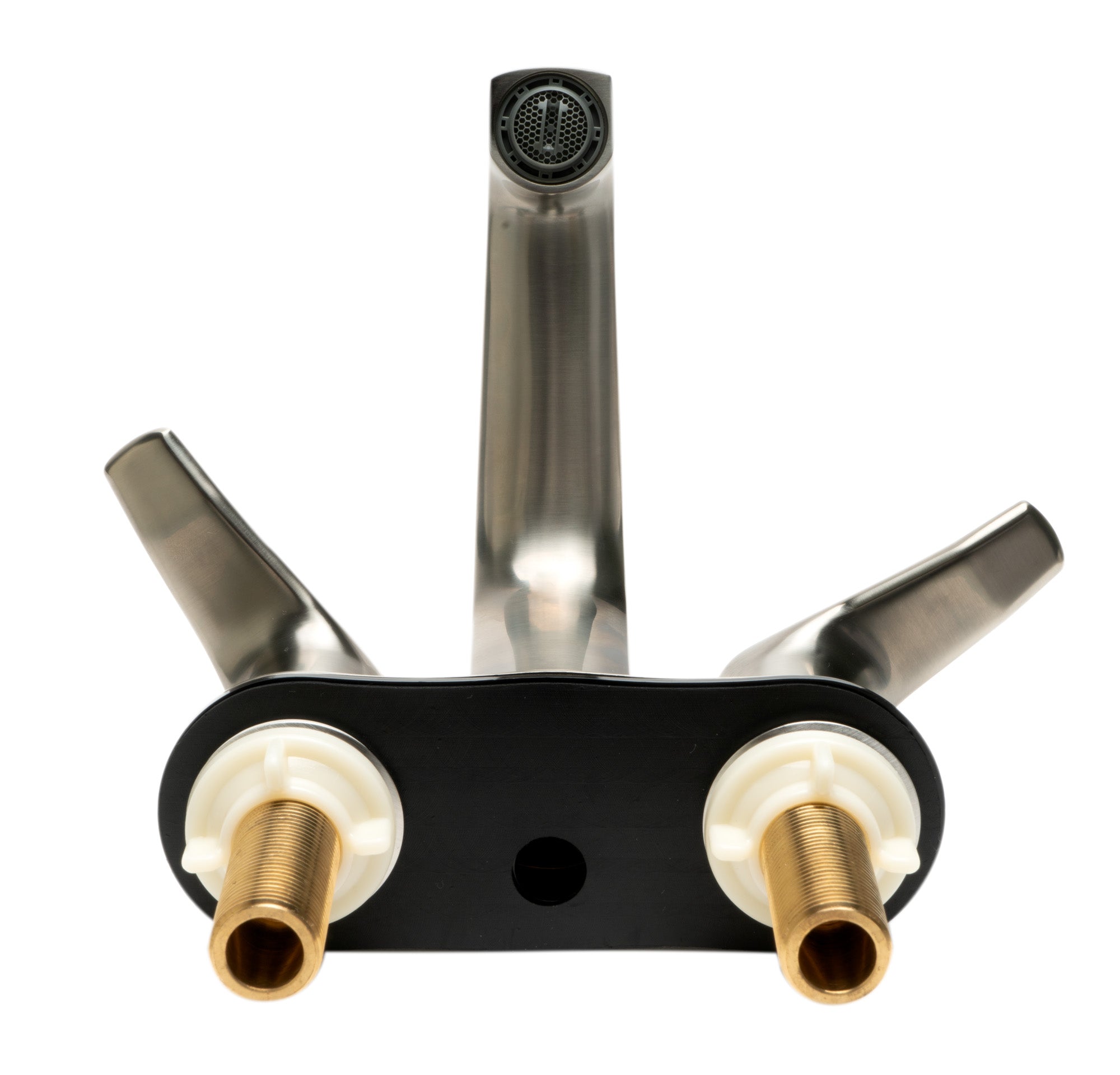 Alternate Image for ALFI brand AB1493-BN Brushed Nickel Two-Handle 4'' Centerset Bathroom Faucet