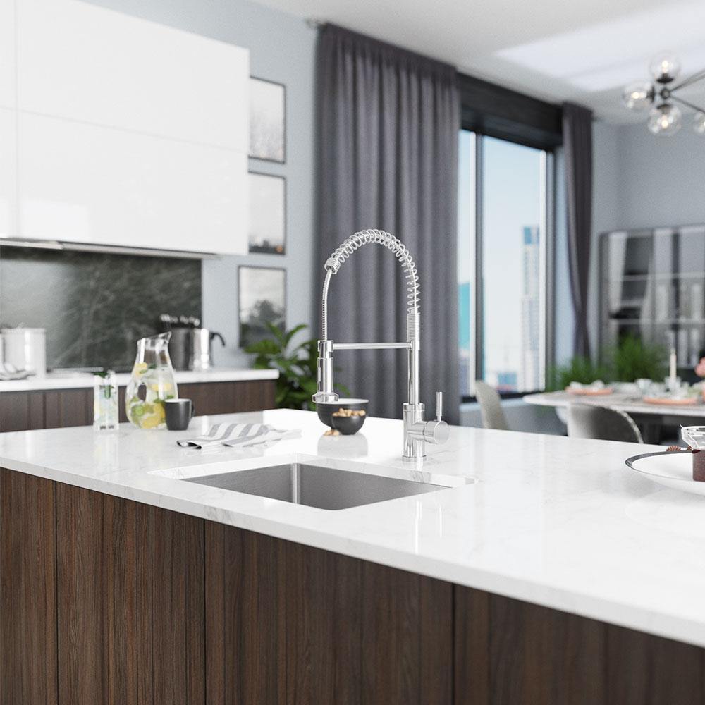 Alternate Image for Rene 26" Stainless Steel Kitchen Sink, 16 Gauge, R1-1034S-16