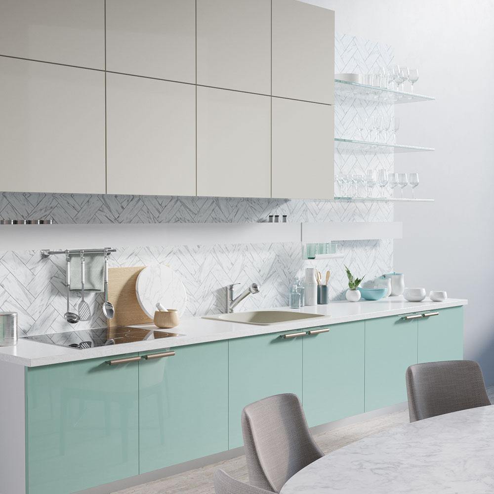 Alternate Image for Rene 25" Composite Granite Kitchen Sink, Concrete, R3-2005-CON-ST-CGS