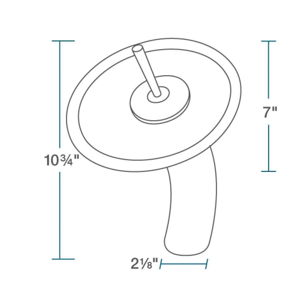 Alternate Image for Rene 17" Round Glass Bathroom Sink, Sparkling Silver, with Faucet, R5-5034-WF-ABR