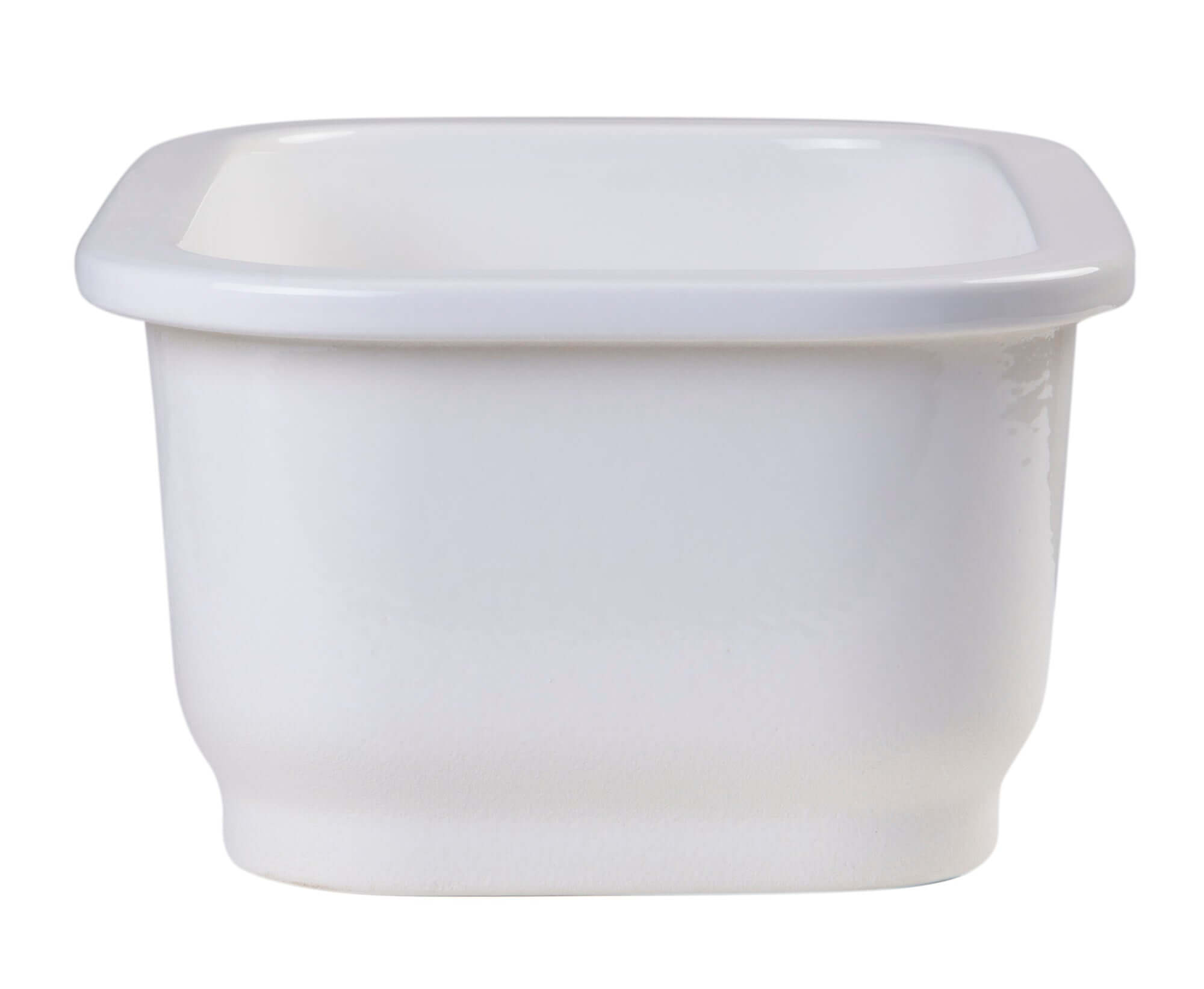 Alternate Image for ALFI brand AB1218 Small Rectangular Fireclay Undermount or Drop In Prep / Bar Sink