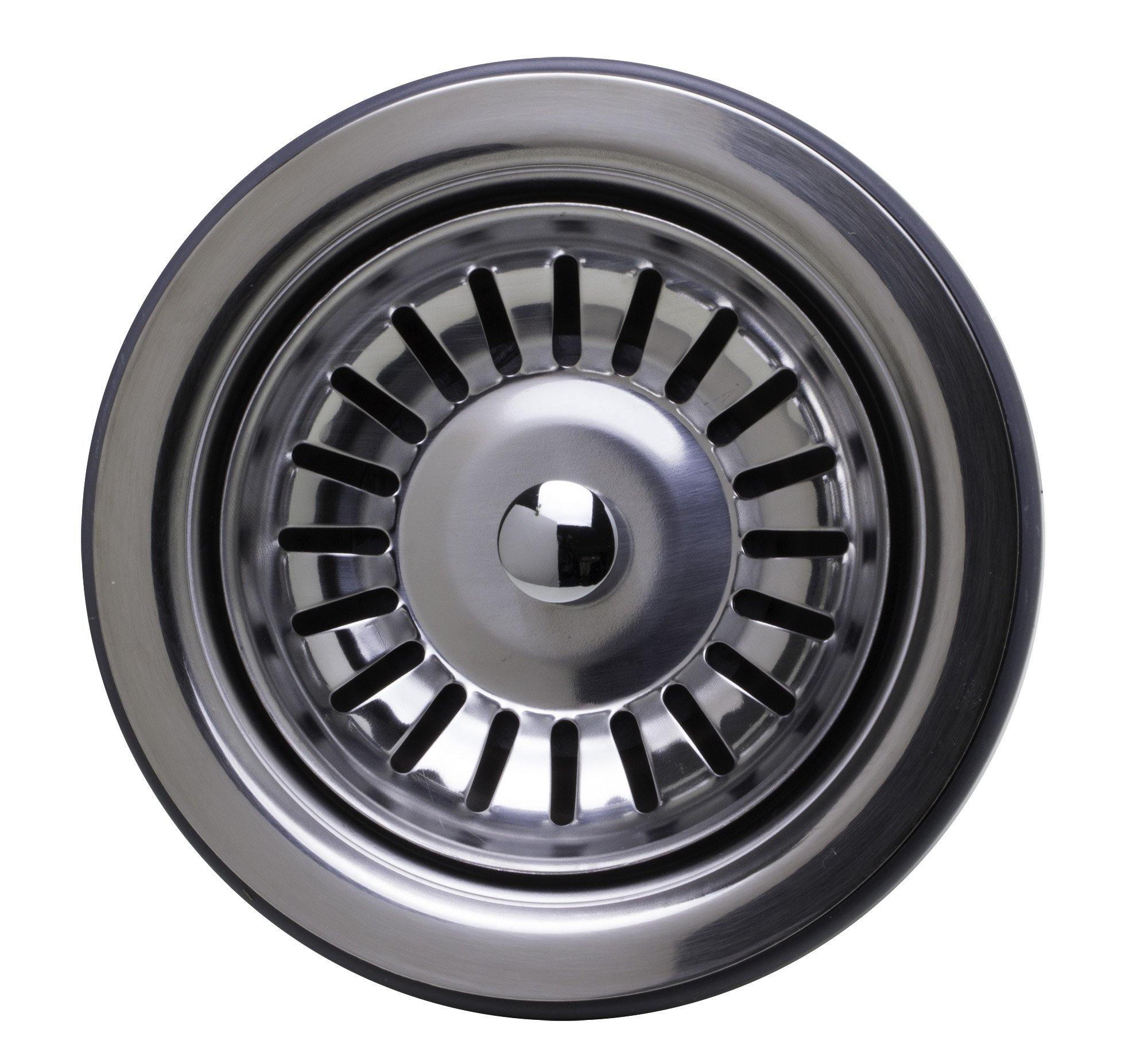 Alternate Image for ALFI Stainless Steel 3 1/2" Basket Strainer Drain, ABST35