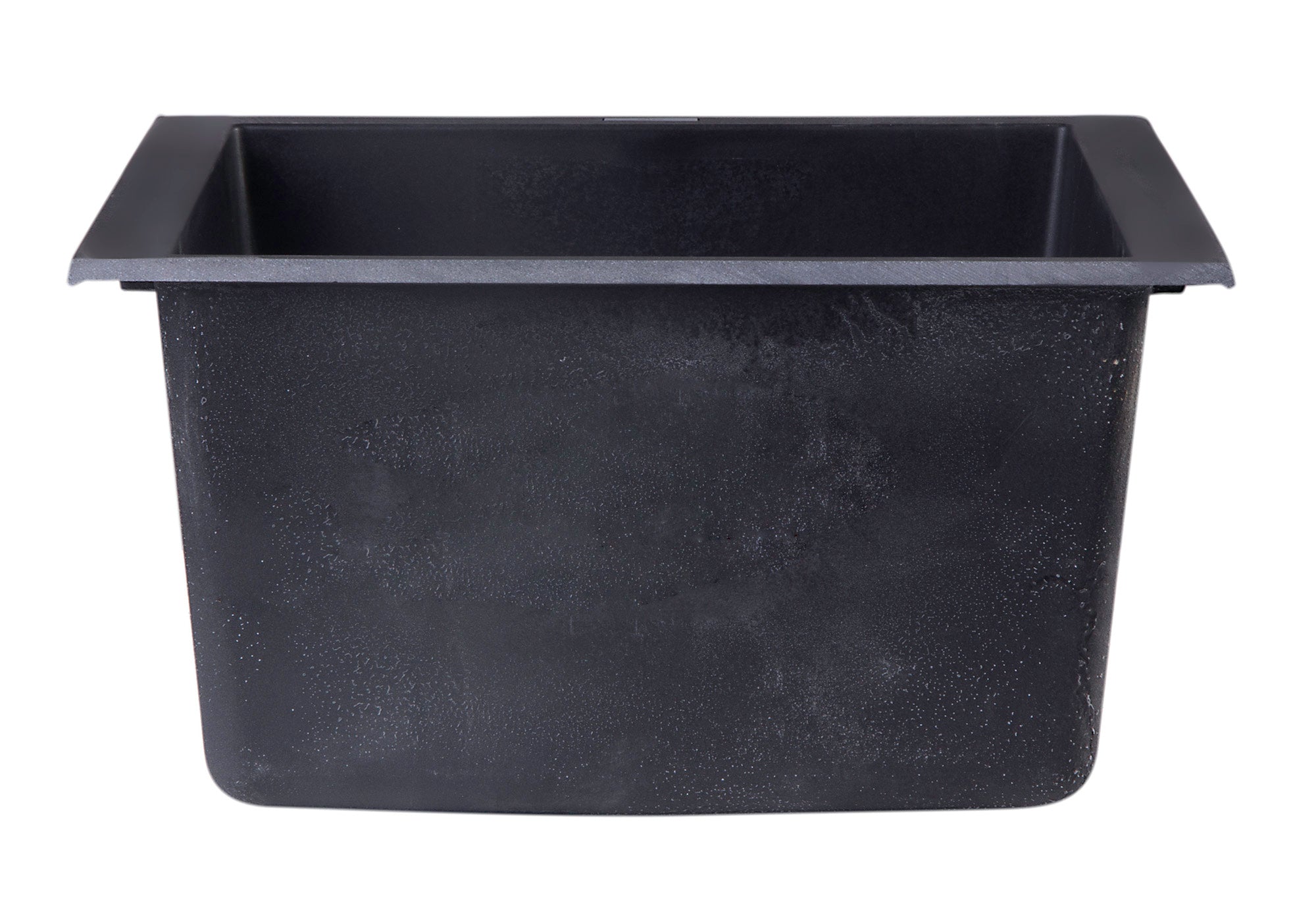 Alternate Image for ALFI Black 17" Undermount Rectangular Granite Composite Kitchen Prep Sink, AB1720UM-BLA