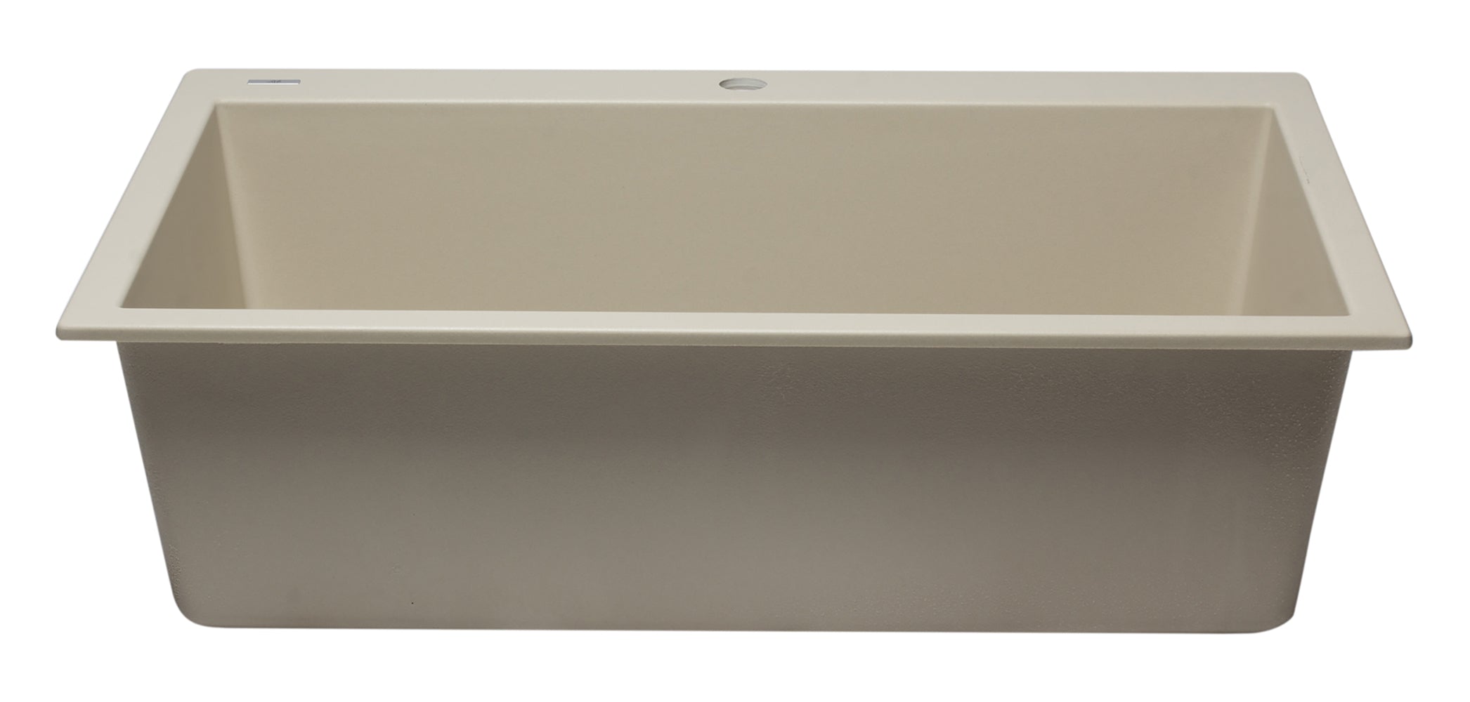 Alternate Image for ALFI Biscuit 33" Single Bowl Drop In Granite Composite Kitchen Sink, AB3322DI-B