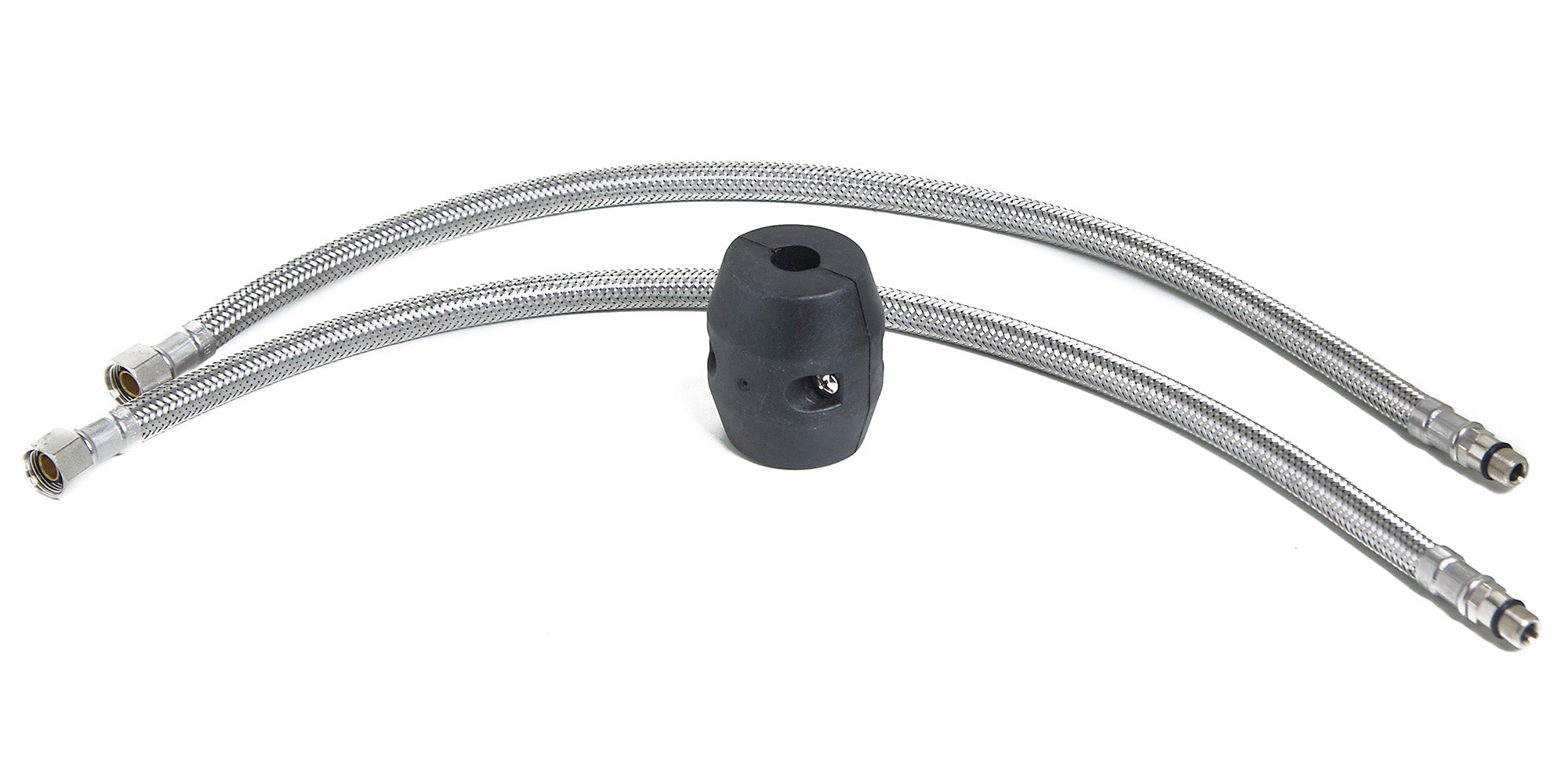 Alternate Image for ALFI Solid Stainless Steel Commercial Spring Kitchen Faucet with Pull Down Shower Spray, AB2039S