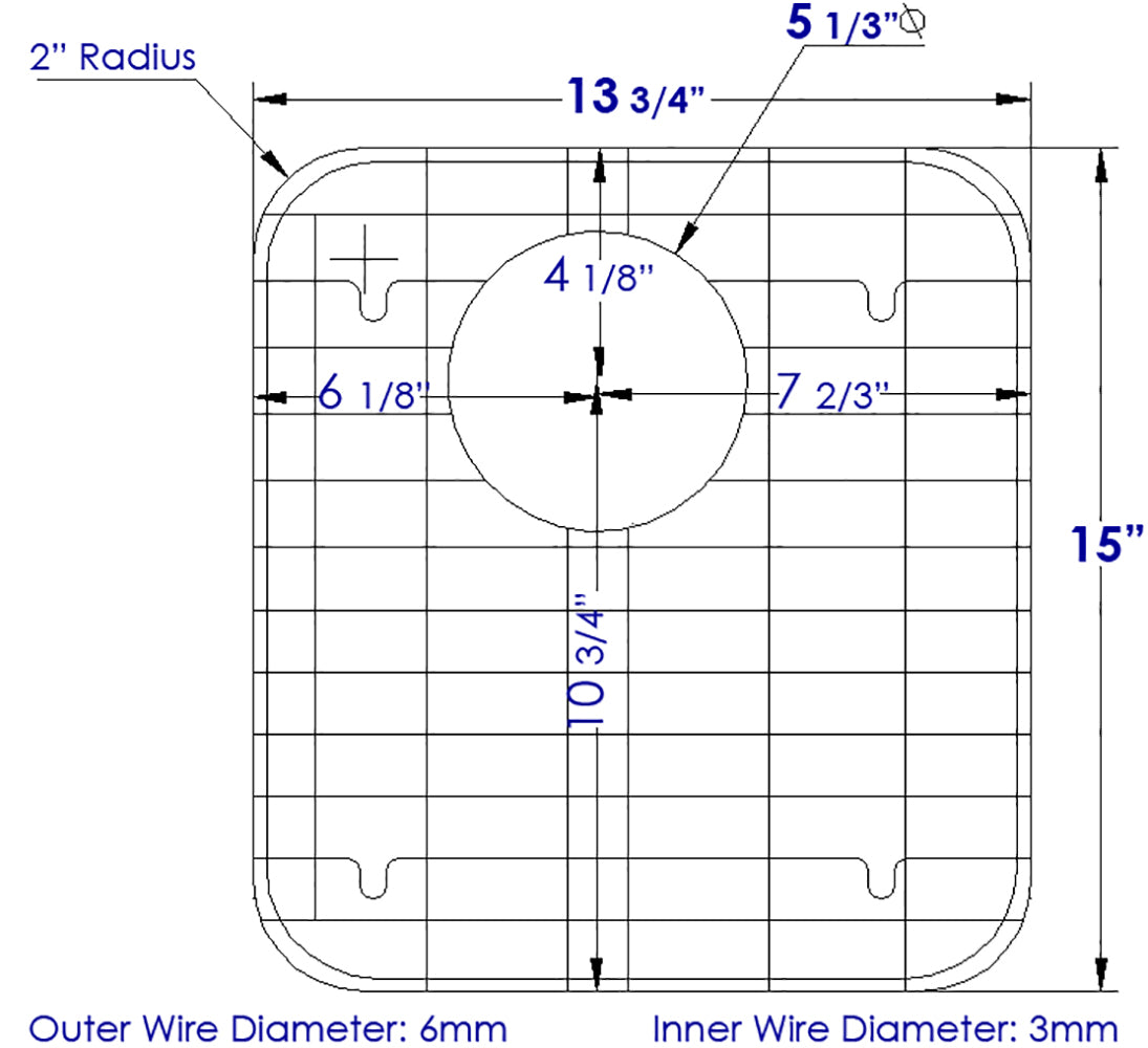 Alternate Image for ALFI Right Stainless Steel Sink Grid, GR512R