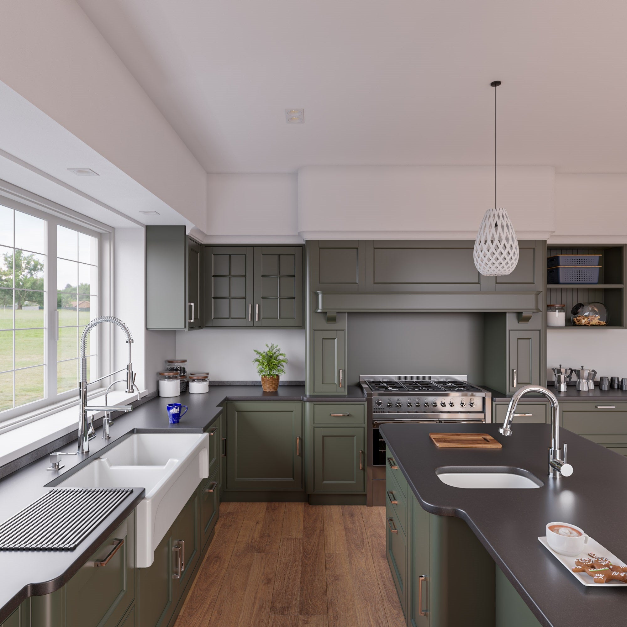 Alternate Image for ALFI brand AB1218 Small Rectangular Fireclay Undermount or Drop In Prep / Bar Sink
