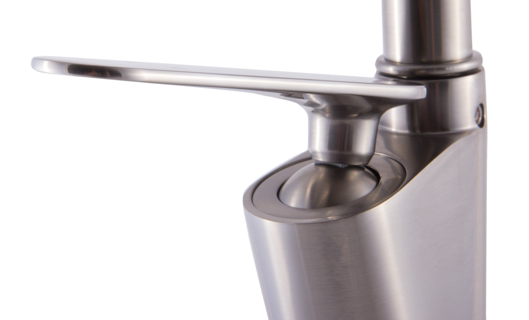 Alternate Image for ALFI Brushed Nickel Gooseneck Single Hole Bathroom Faucet, AB3600-BN