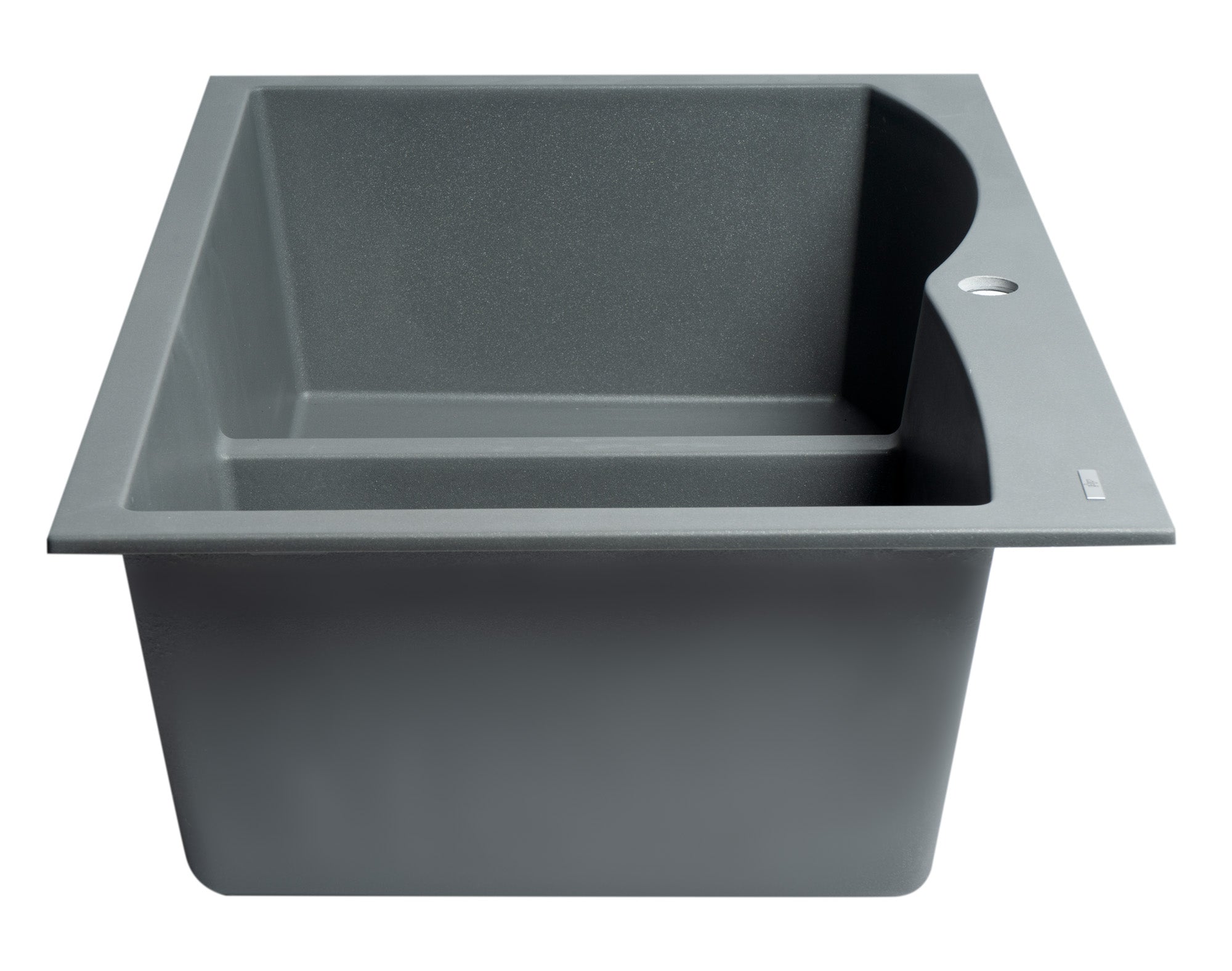 Alternate Image for ALFI brand AB3320DI-T Titanium 33" Double Bowl Drop In Granite Composite Kitchen Sink