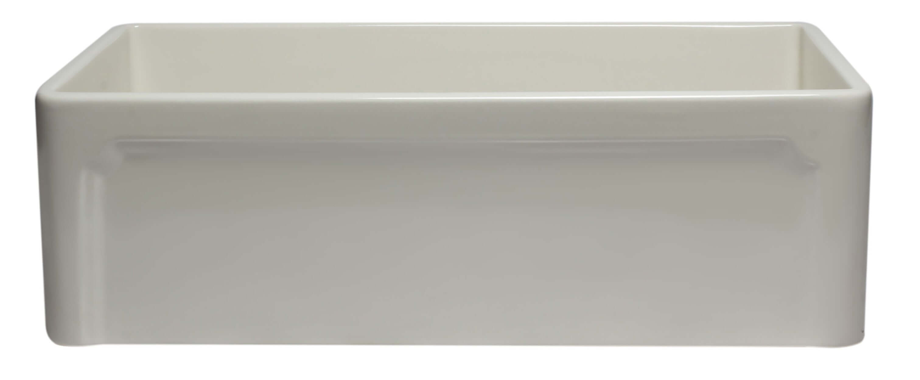 ALFI 33" Single Bowl Fireclay Farmhouse Apron Sink, Biscuit, AB3320SB-B - The Sink Boutique