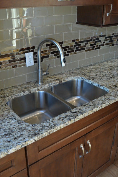 Alternate Image for Karran 32" Undermount Stainless Steel Kitchen Sink, 50/50 Double Bowl, 18 Gauge, U-5050