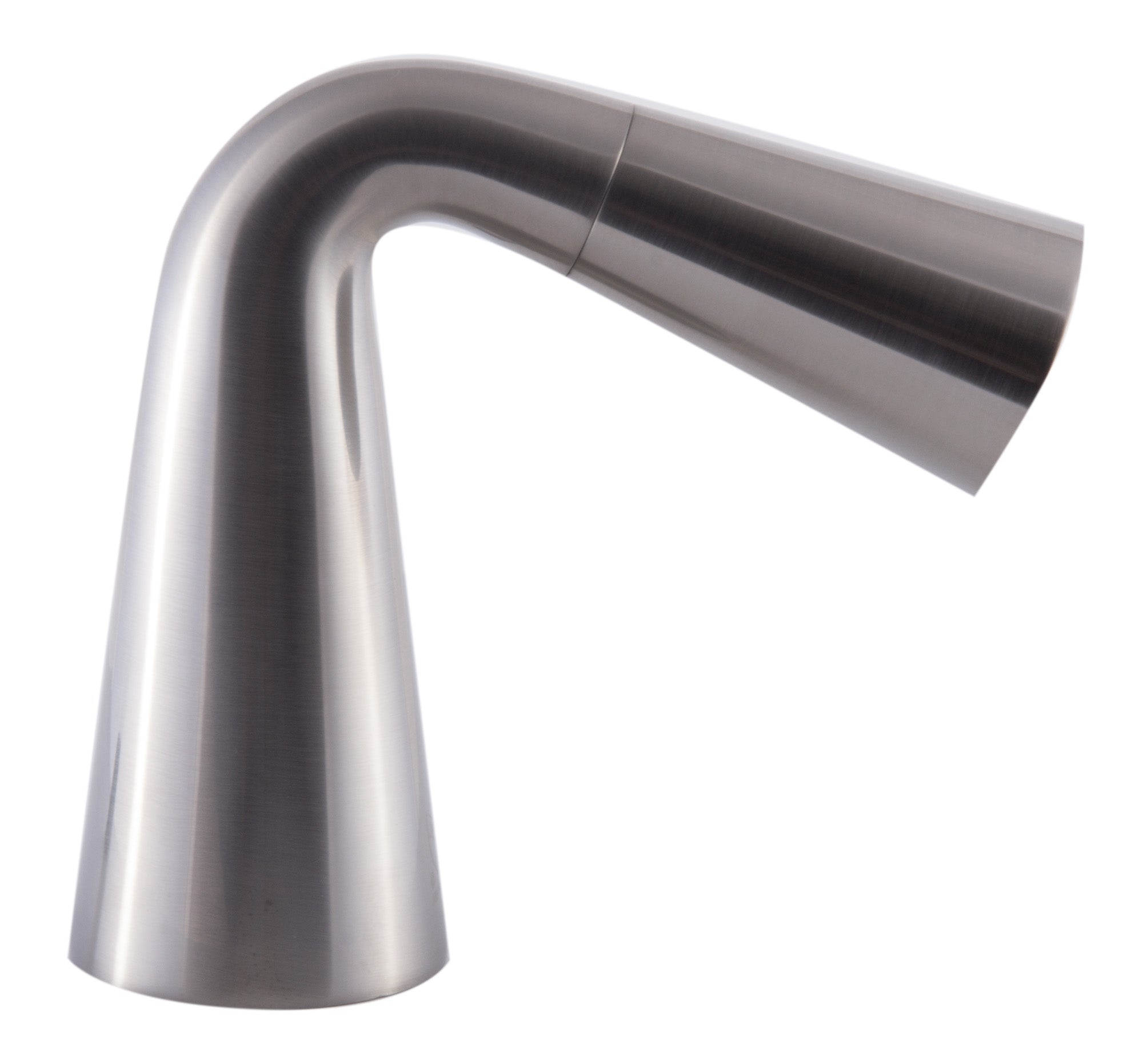 Alternate Image for ALFI Brushed Nickel Single Hole Cone Waterfall Bathroom Faucet, AB1788-BN