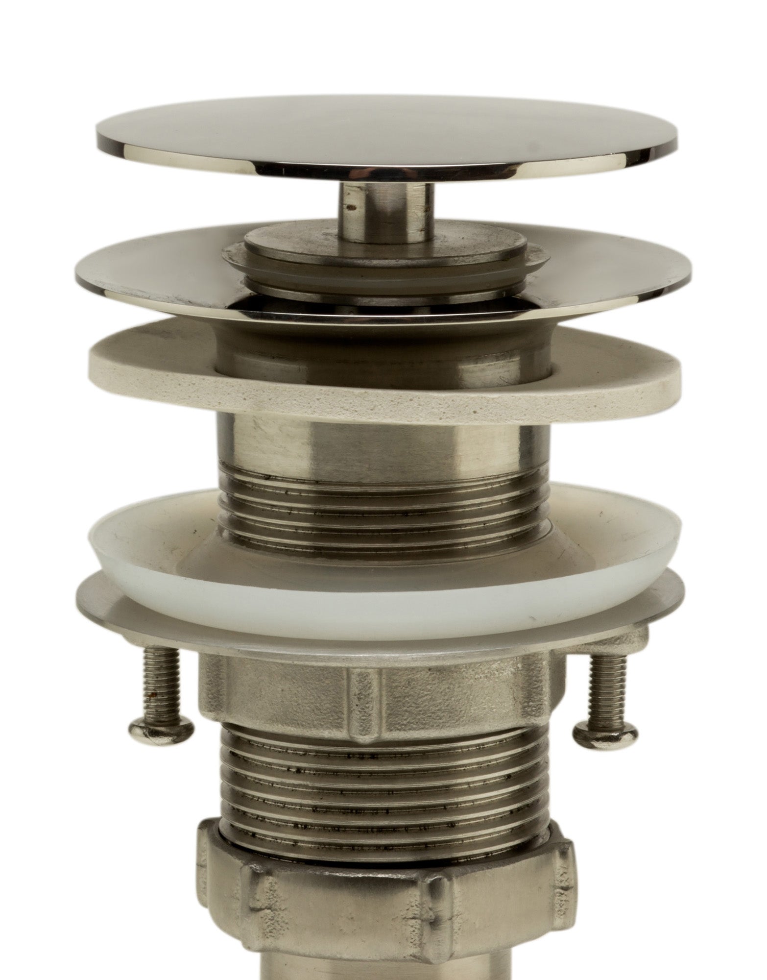 Alternate Image for ALFI Polished Stainless Stainless Steel Pop Up Drain for Sink w/o Overflow, AB5009-PSS