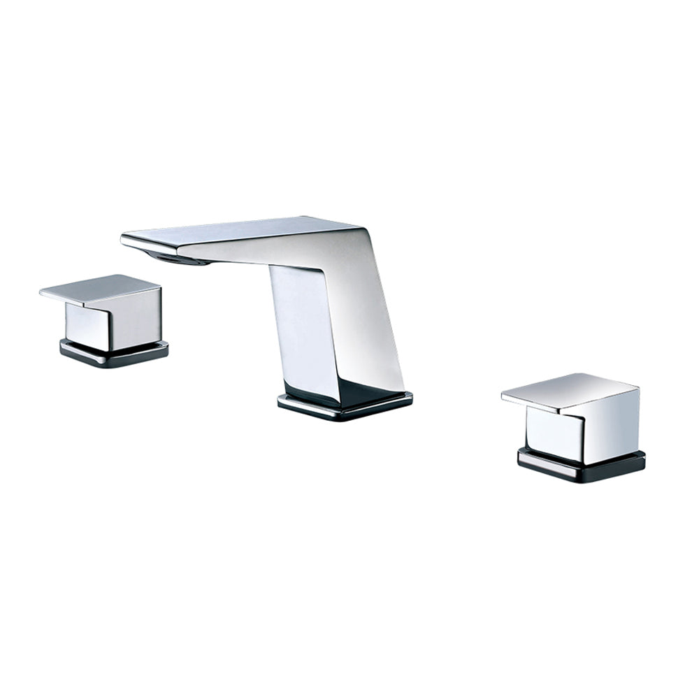 ALFI Polished Chrome Modern Widespread Bathroom Faucet, AB1471-PC